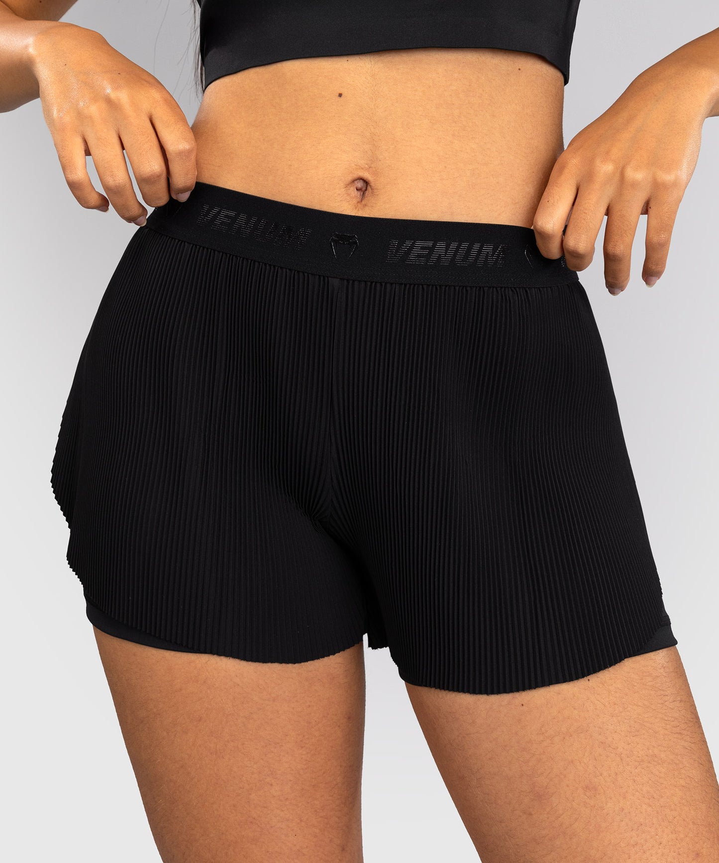 Venum Flowfit Damen Trainingsshorts – Schwarz