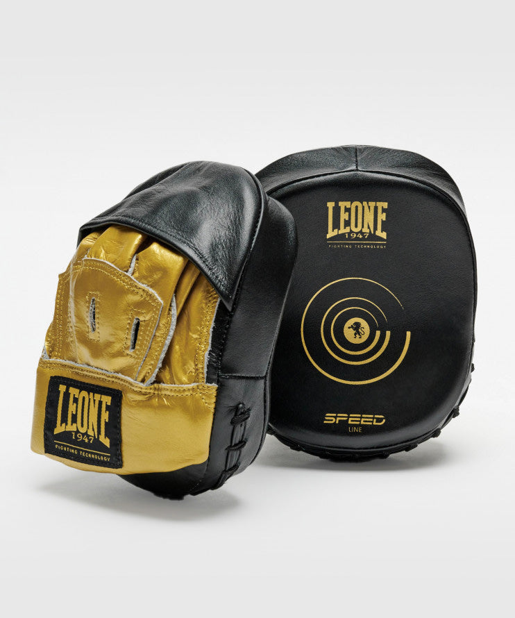 Leone Speed Line Mini Manoplas – Negro/Dorado