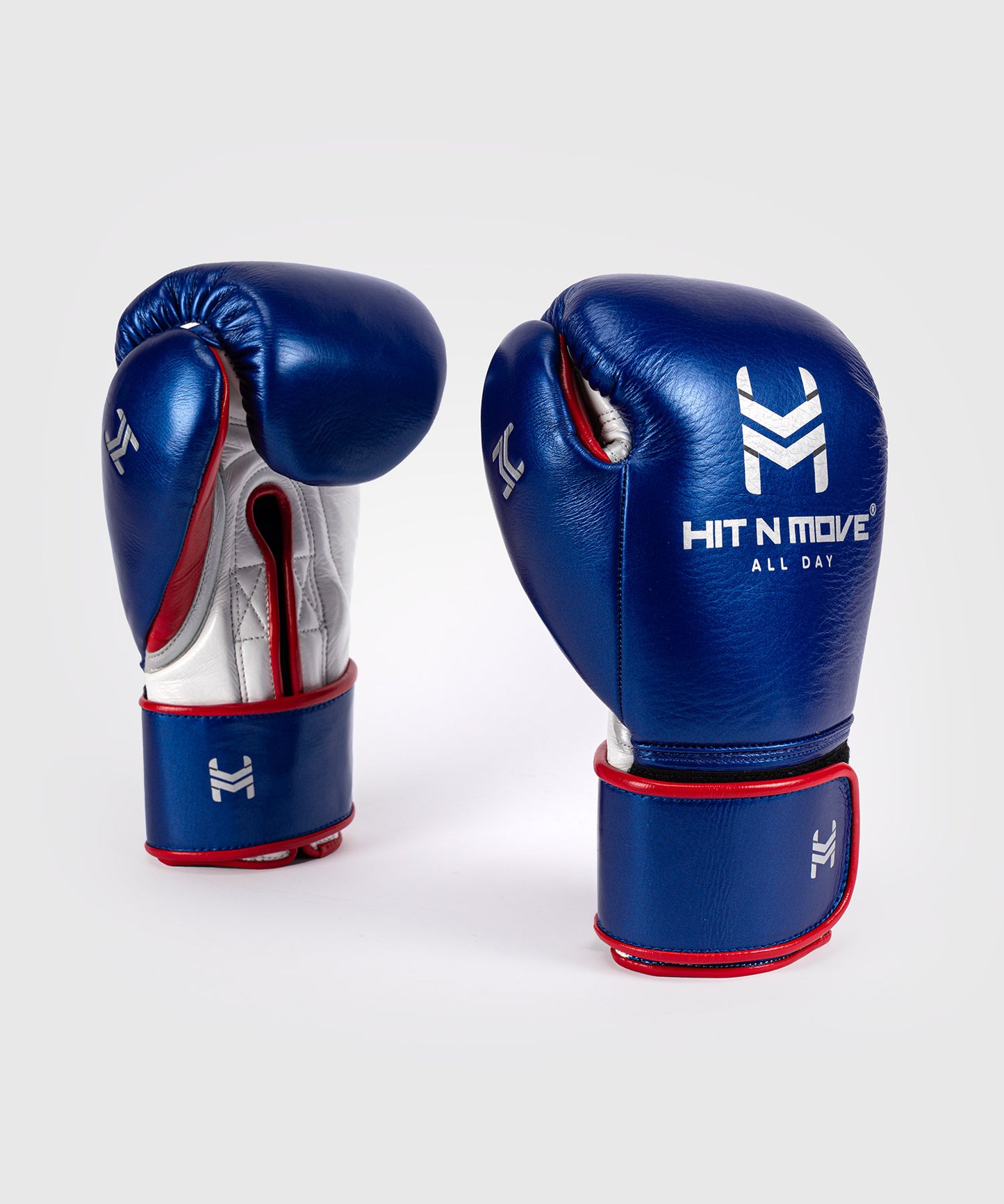 Gants de Boxe Hit N Move All Day® Pro Agility - Bleu/Blanc/Rouge