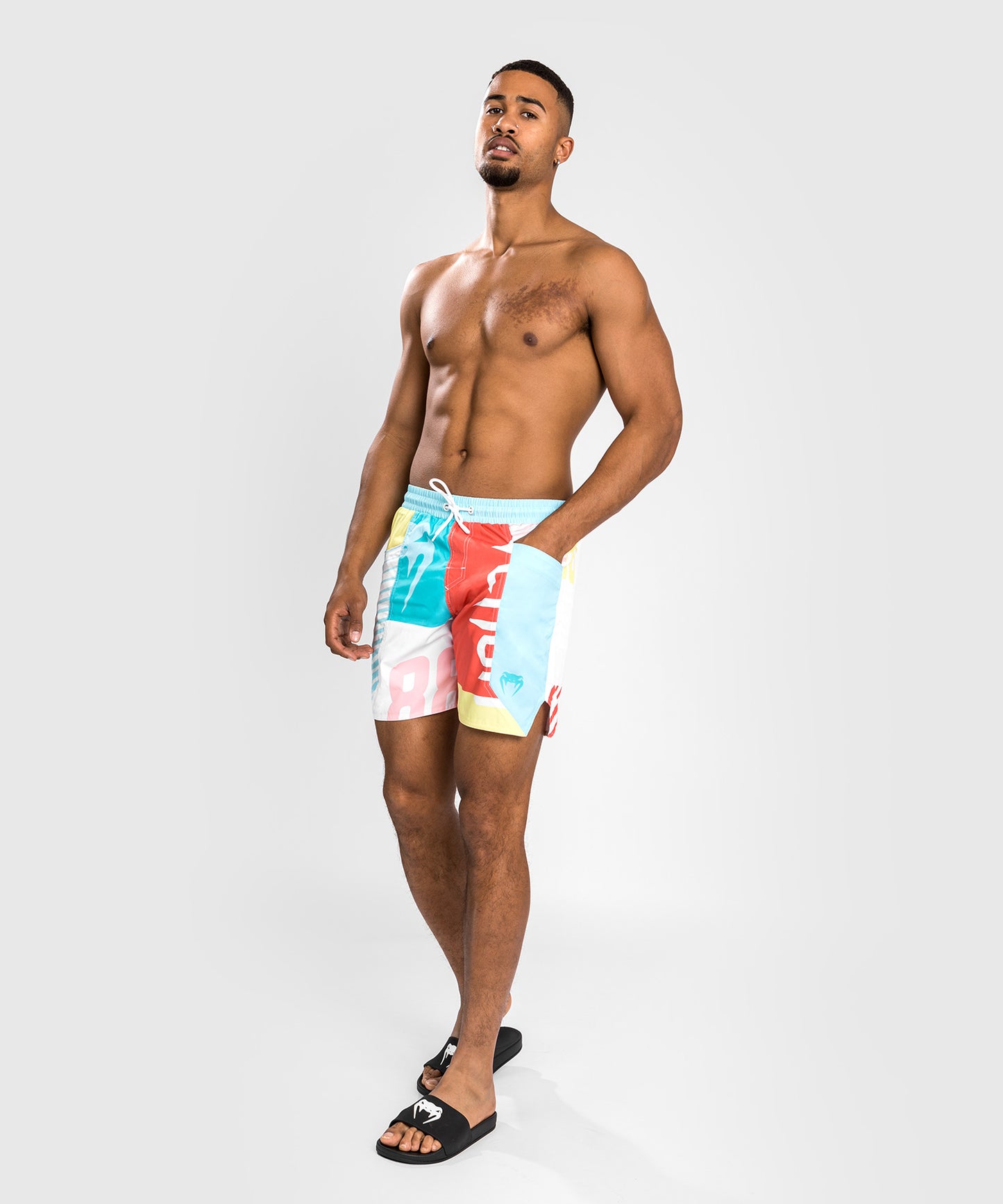 Venum Summer 88 Boardshorts - Clearwater Blue/Flame Red