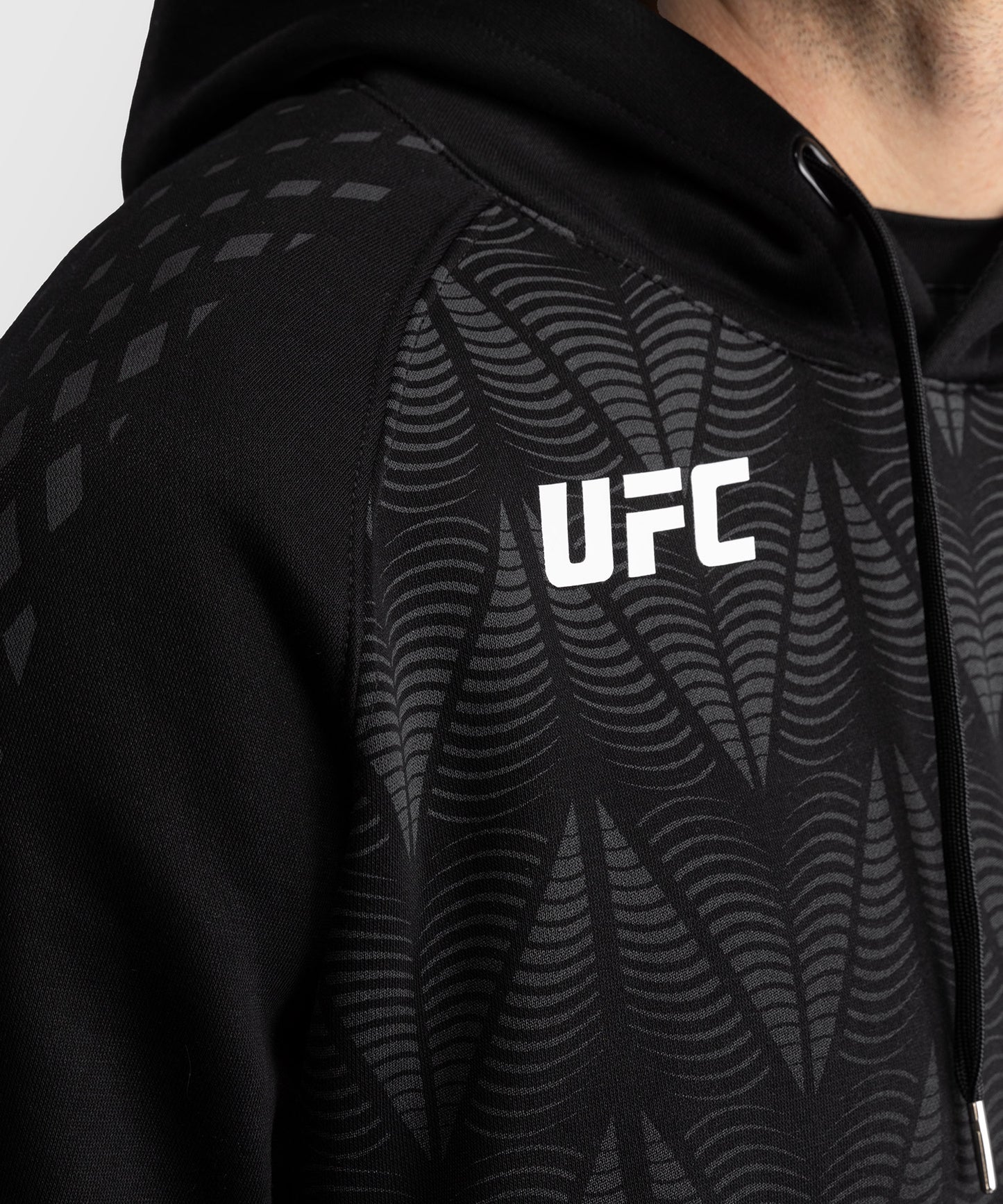 Sweat à capuche Homme UFC Zenith by Venum Replica - Noir