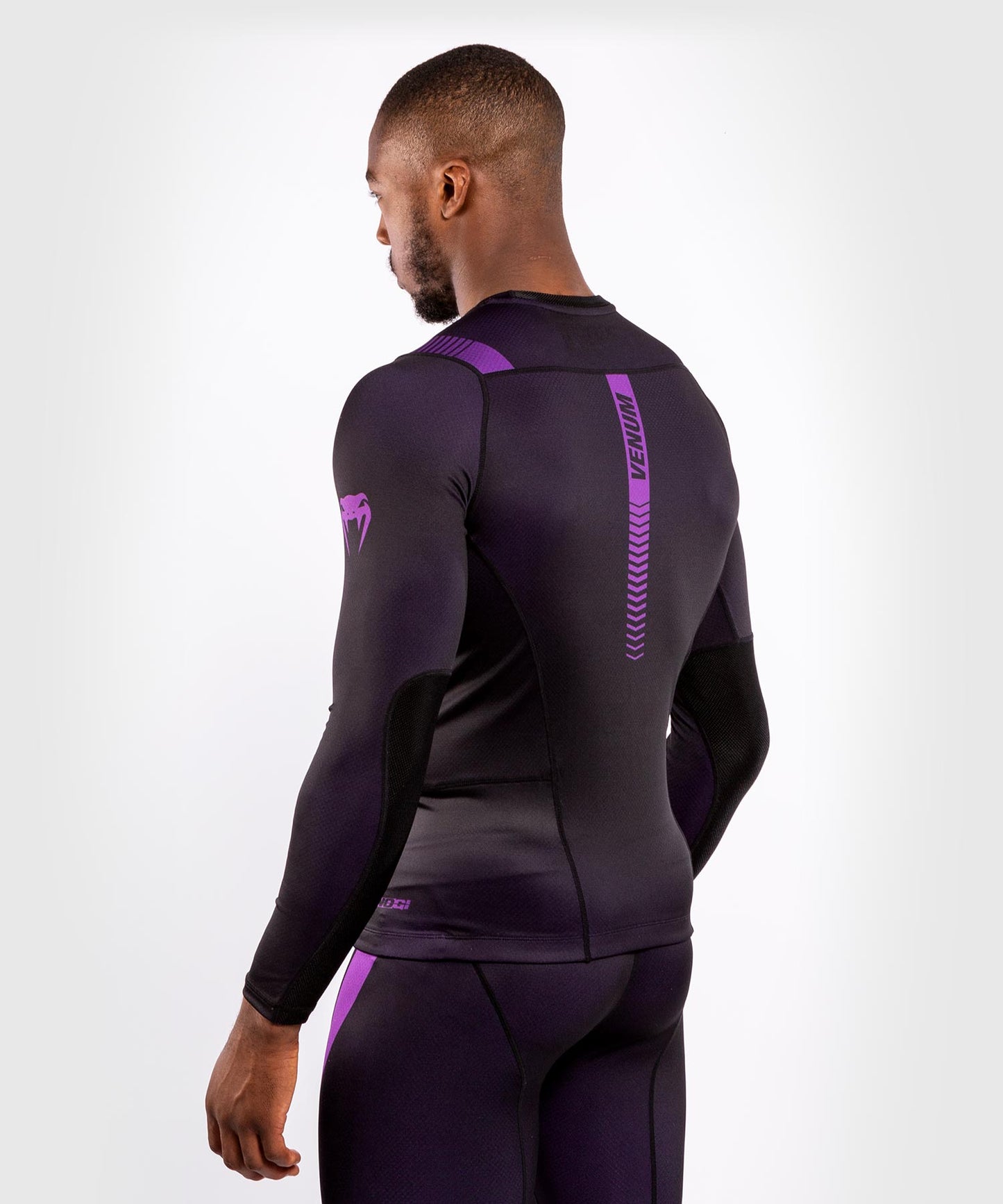 T-shirt de Compression Venum NoGi 3.0 - Manches Longues - Noir/Violet