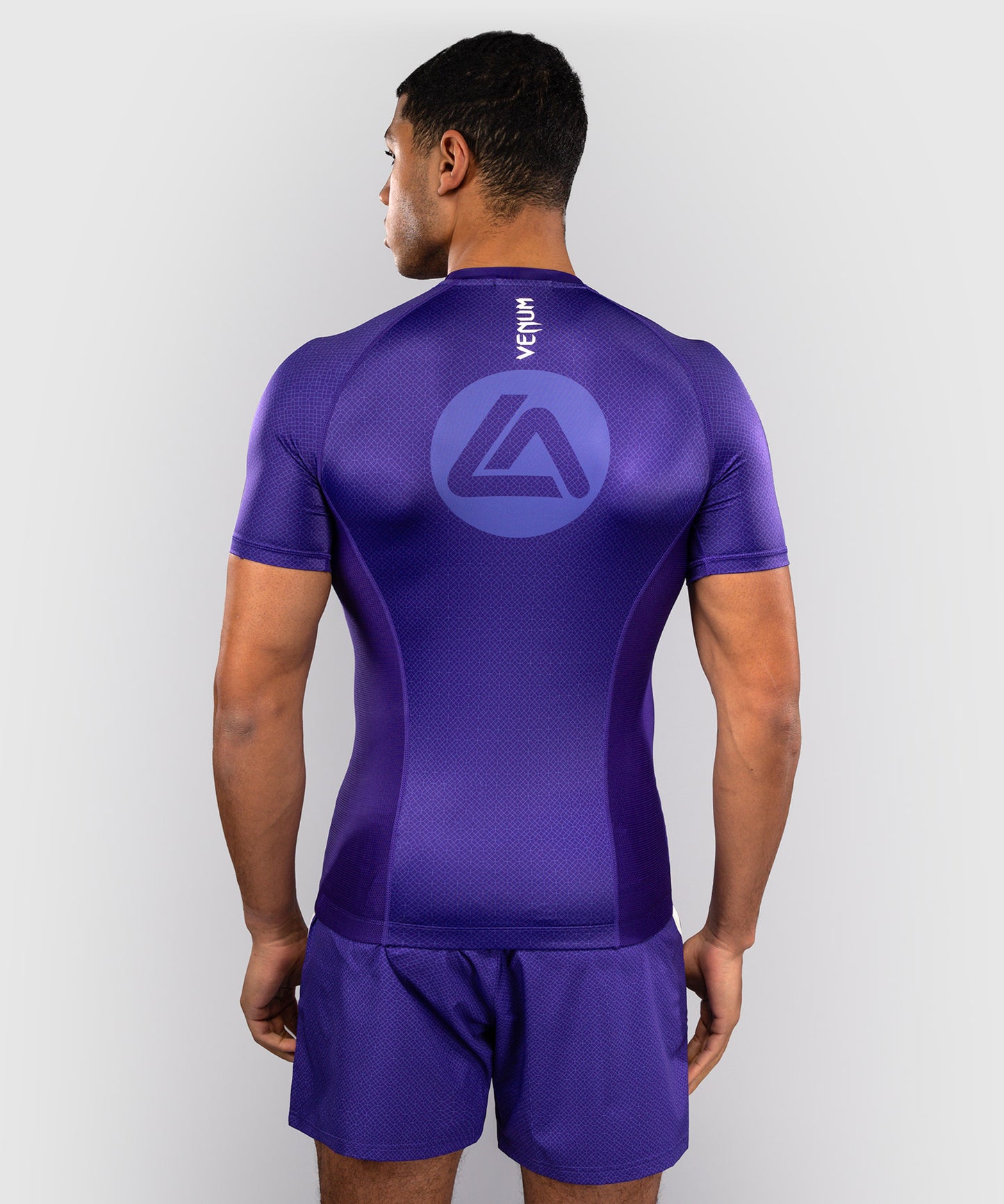 Venum x Roger Gracie Academy Rashguard a Maniche Corte - Viola
