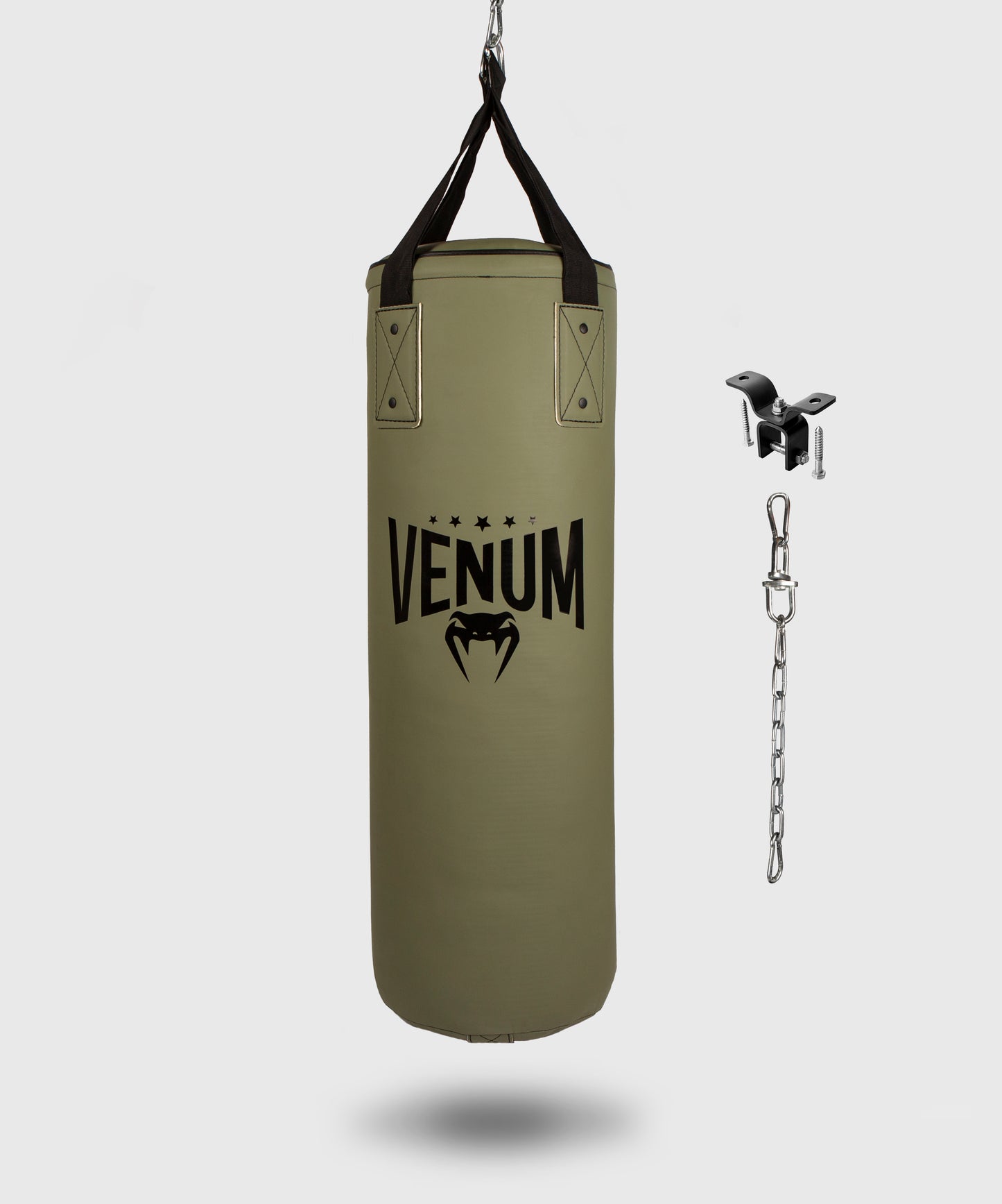 Venum Origins Boxsack - Khaki/Schwarz (Deckenhalterung inklusive)