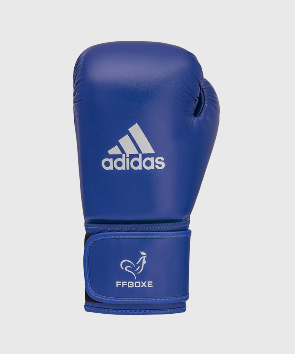 Gants de Boxe Adidas Amateur FFB Approuvés Iba - Bleu