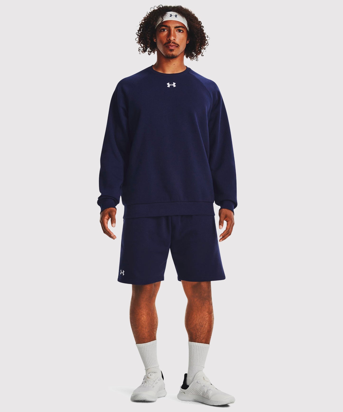 Short Under Armour Ua Rival Fleece - Bleu Marine