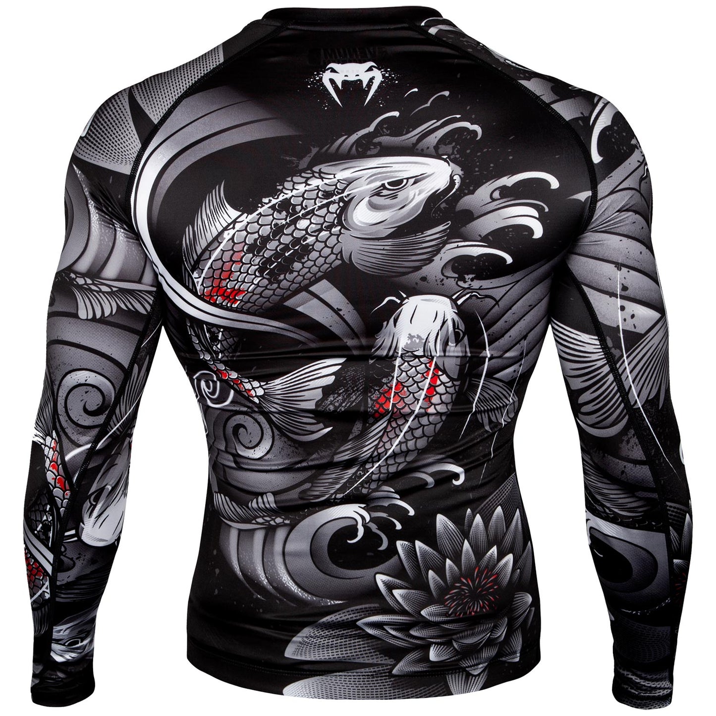 Venum Koi 2.0 Rashguard - Langarm - Schwarz/Weiß