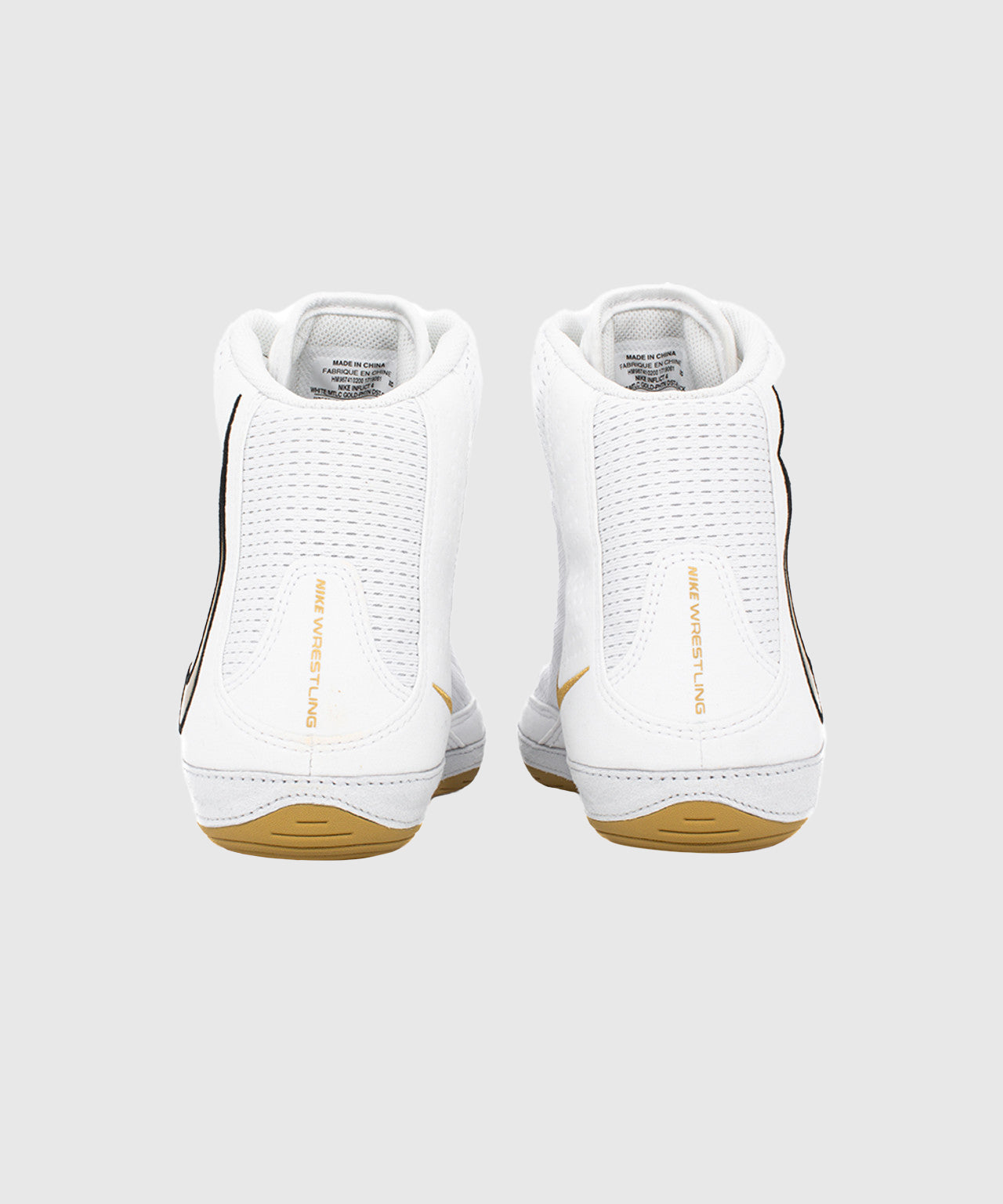 Chaussures de Lutte Nike Inflict 4 - Blanc/Or