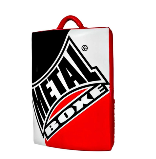 Metal Low Kick Gebogener Schild – Schwarz