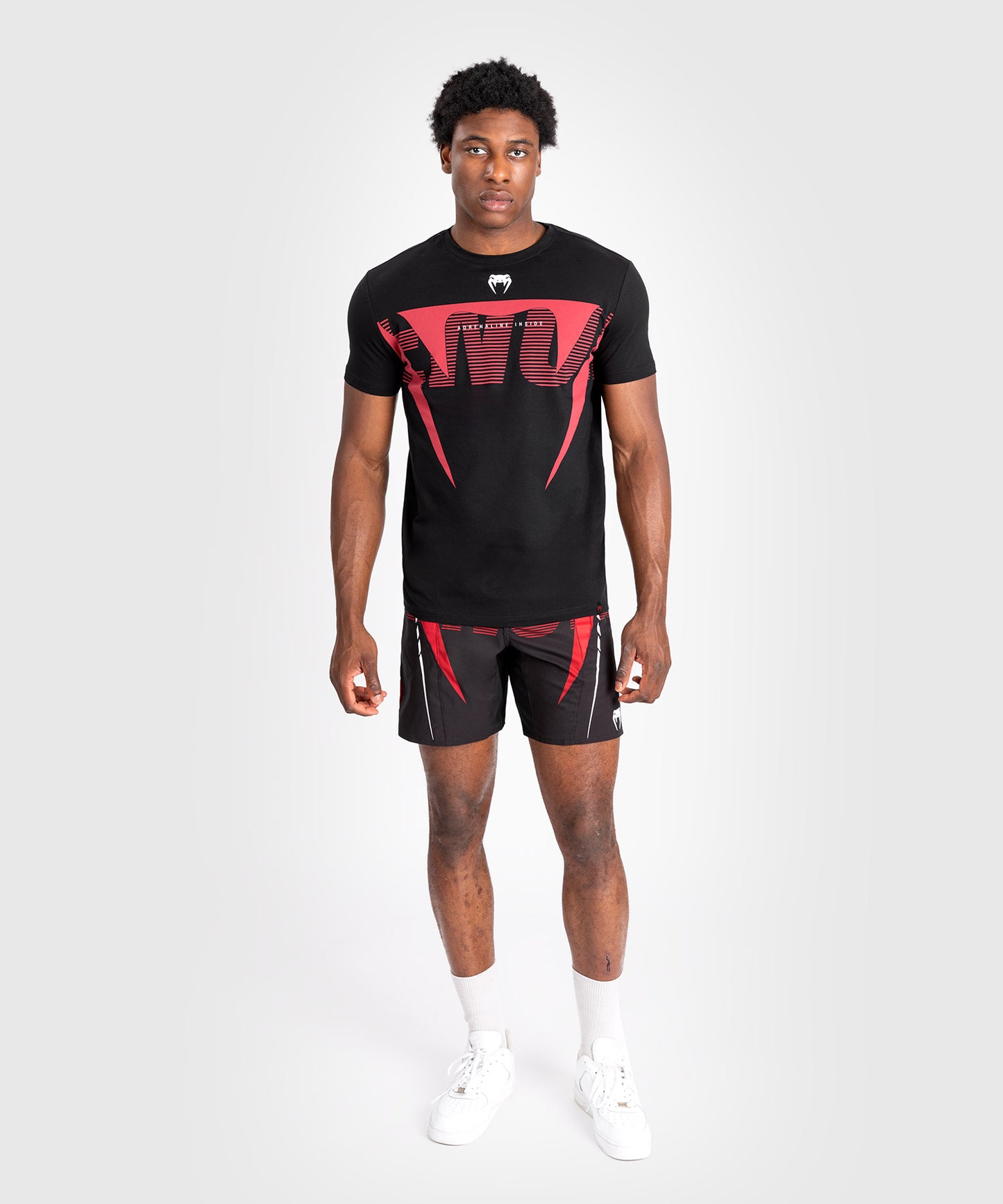 Venum Adrenaline Herren Kurzarm T-Shirt - Rot