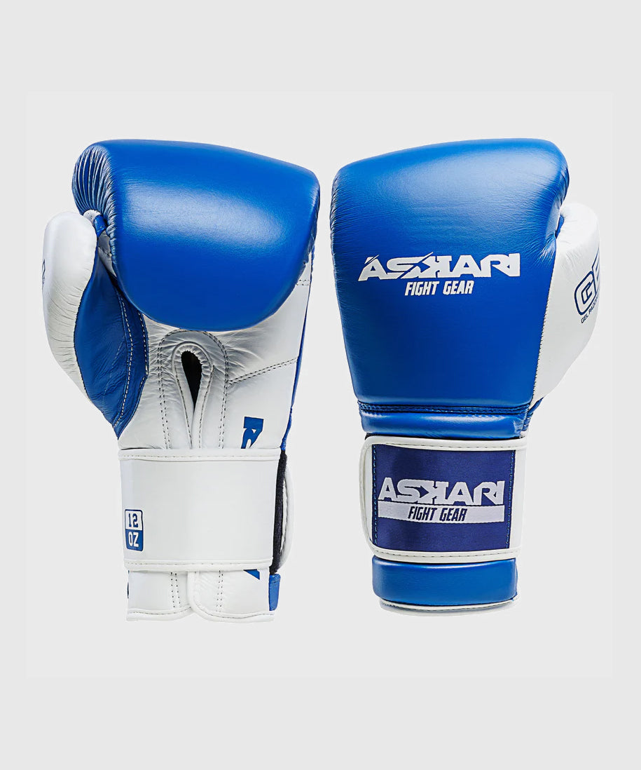 Askari Shockwave Boxhandschuhe - Blau/Weiß