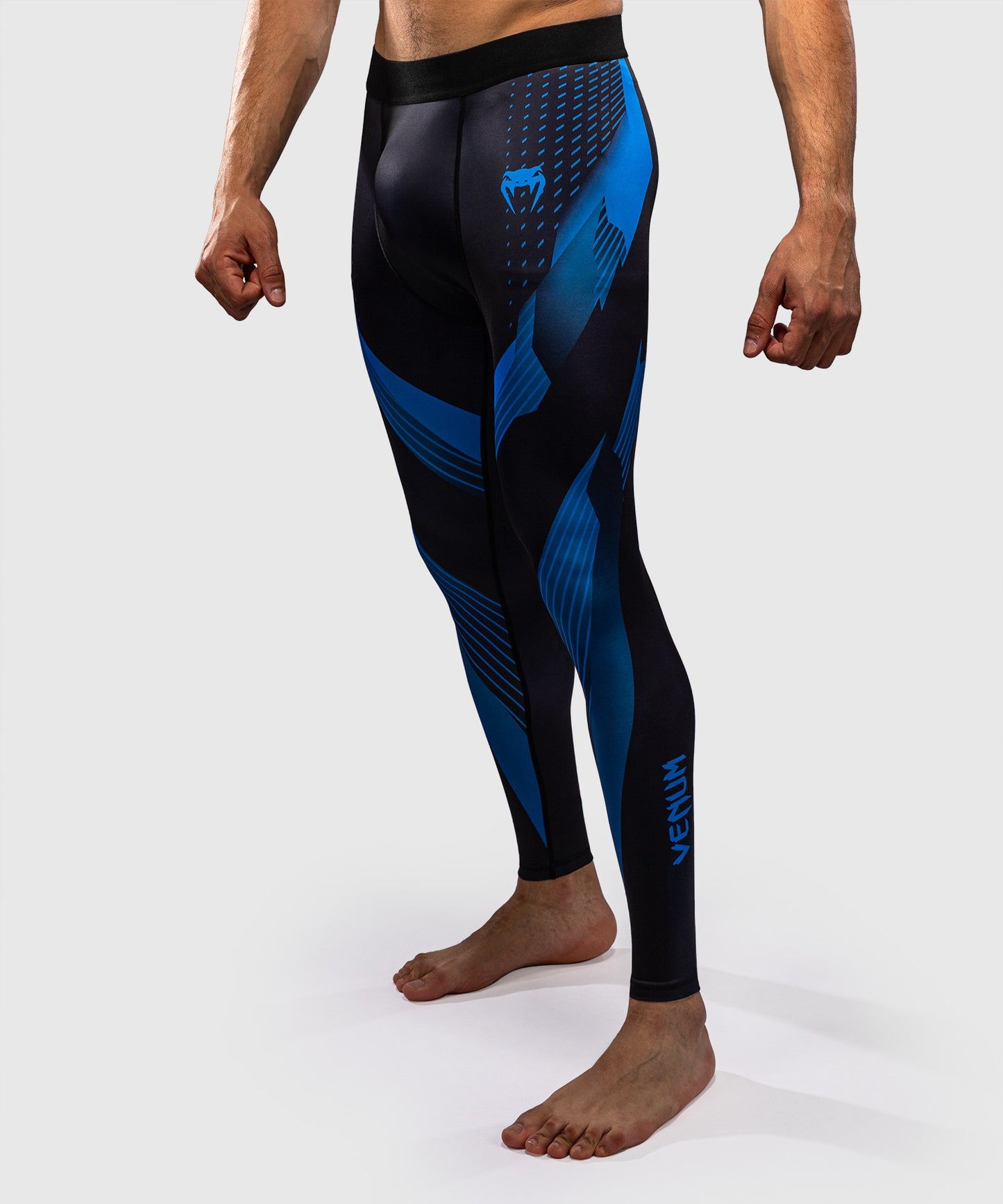 Venum No-Gi 6.0 Spats - Negro/Azul