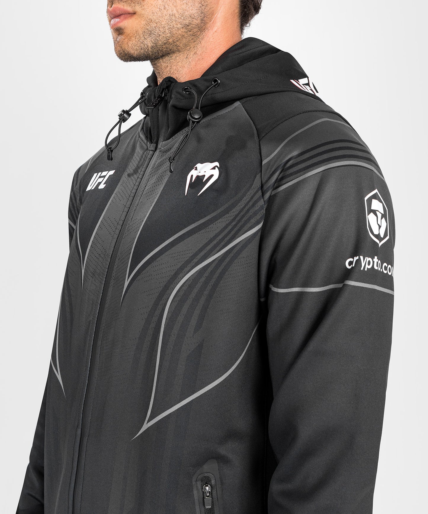 UFC Venum Authentic Fight Night 2.0 Männer Walkout Hoodie - schwarz