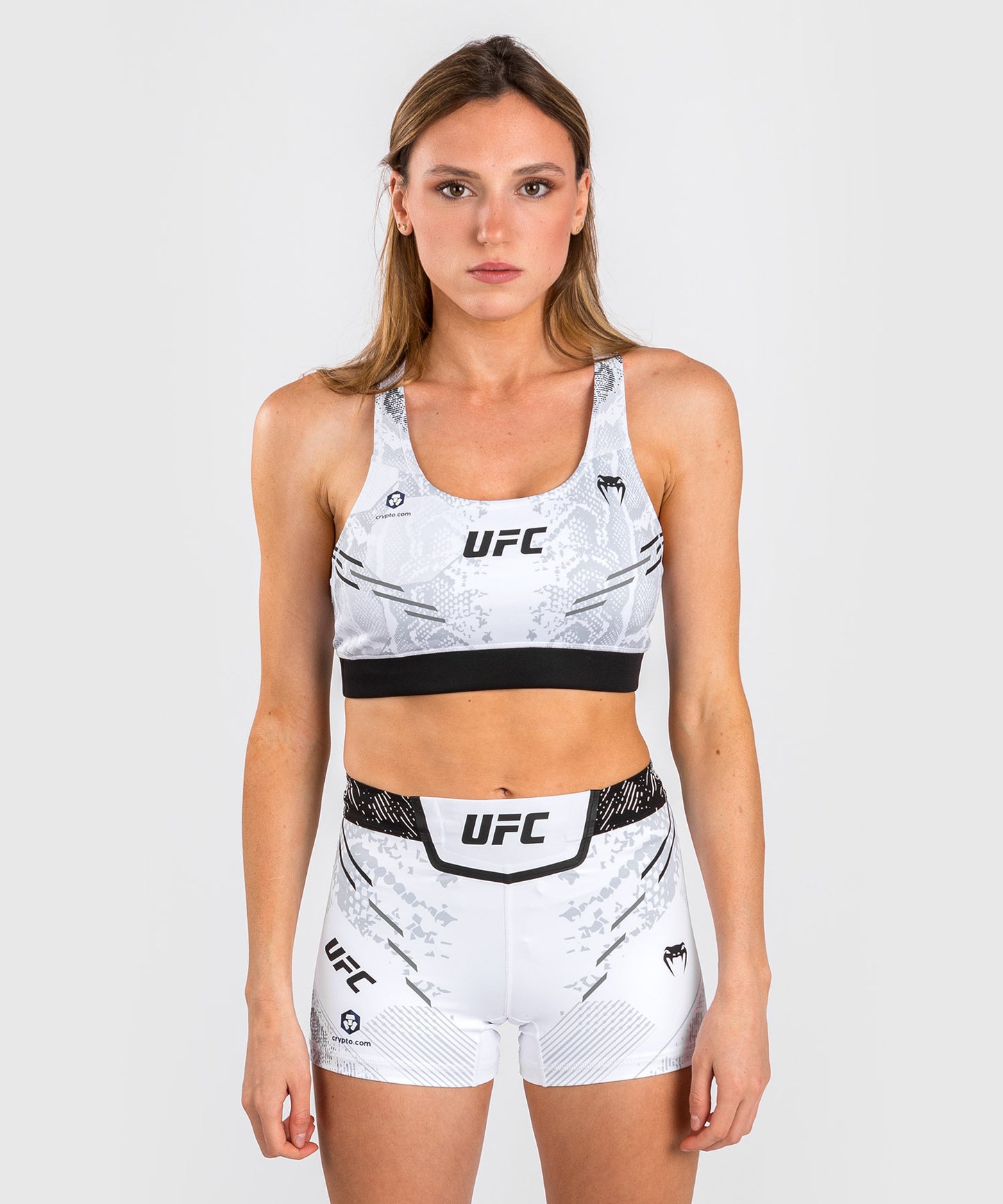 UFC Adrenaline by Venum Authentic Fight Night Women’s Sports Bra - White