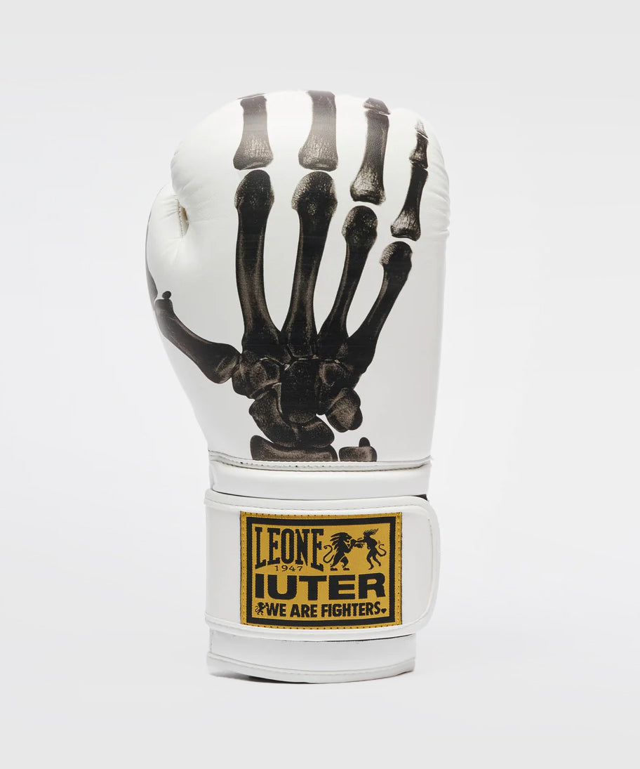 Gants de Boxe Leone X Iuter - Blanc
