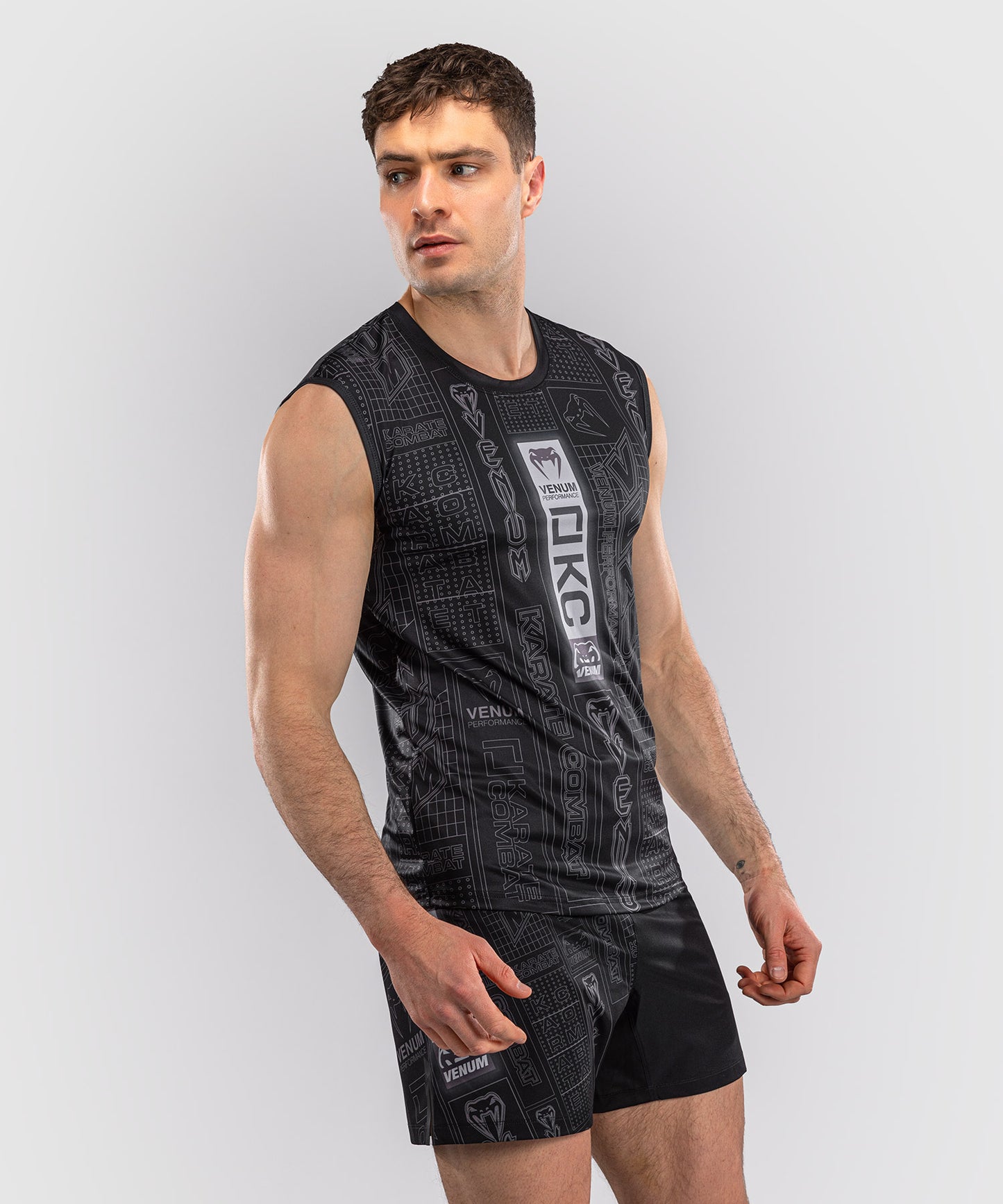 Débardeur Dry Tech Karate Combat by Venum – Noir/Gris