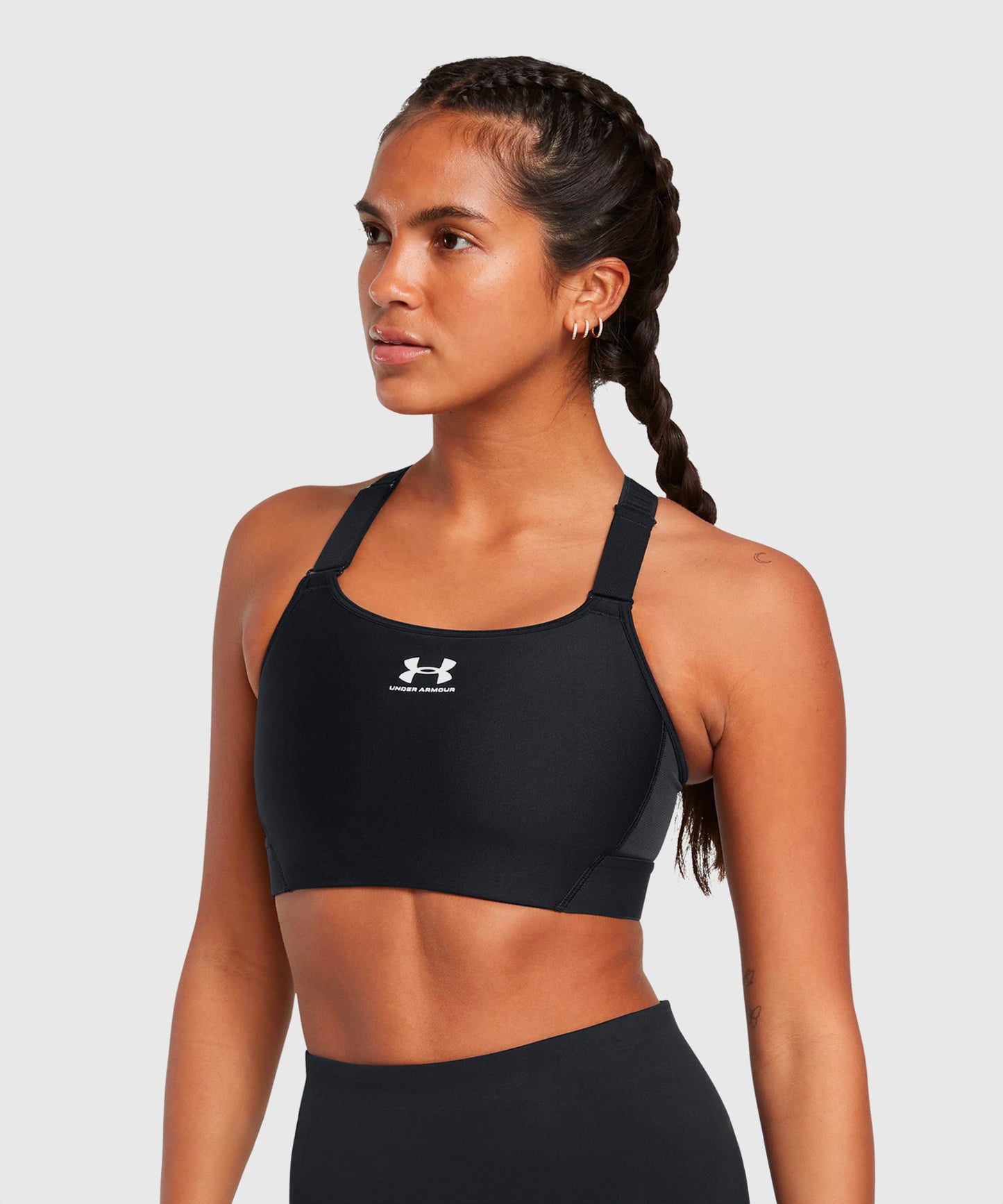Under Armour Heatgear® Armour High Brassierade Deporte Para Mujer – Negro