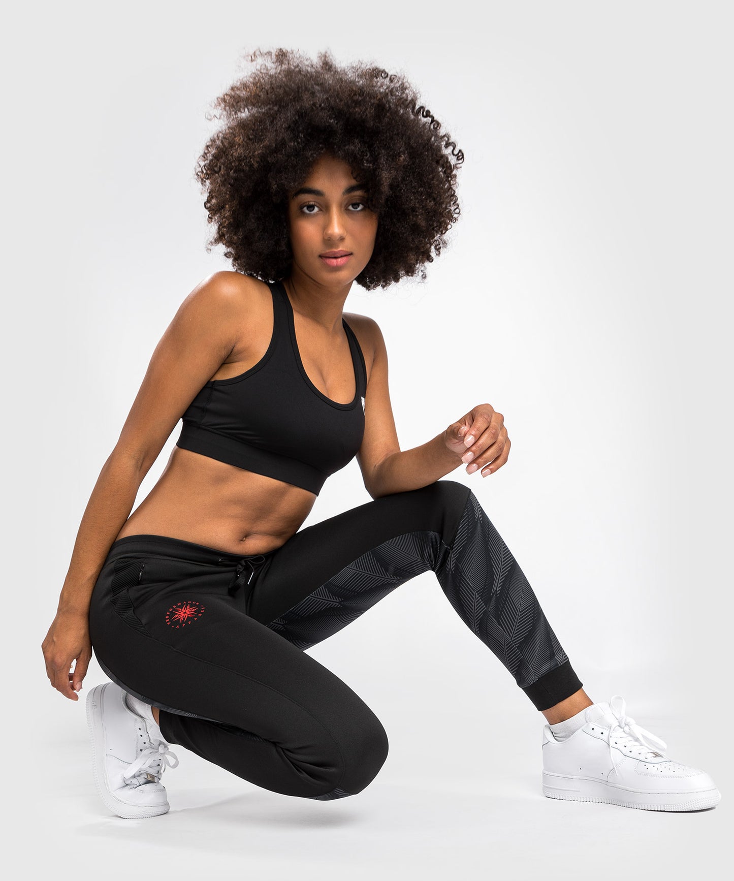Venum Phantom Jogginghose - Für Frauen - Schwarz/Rot