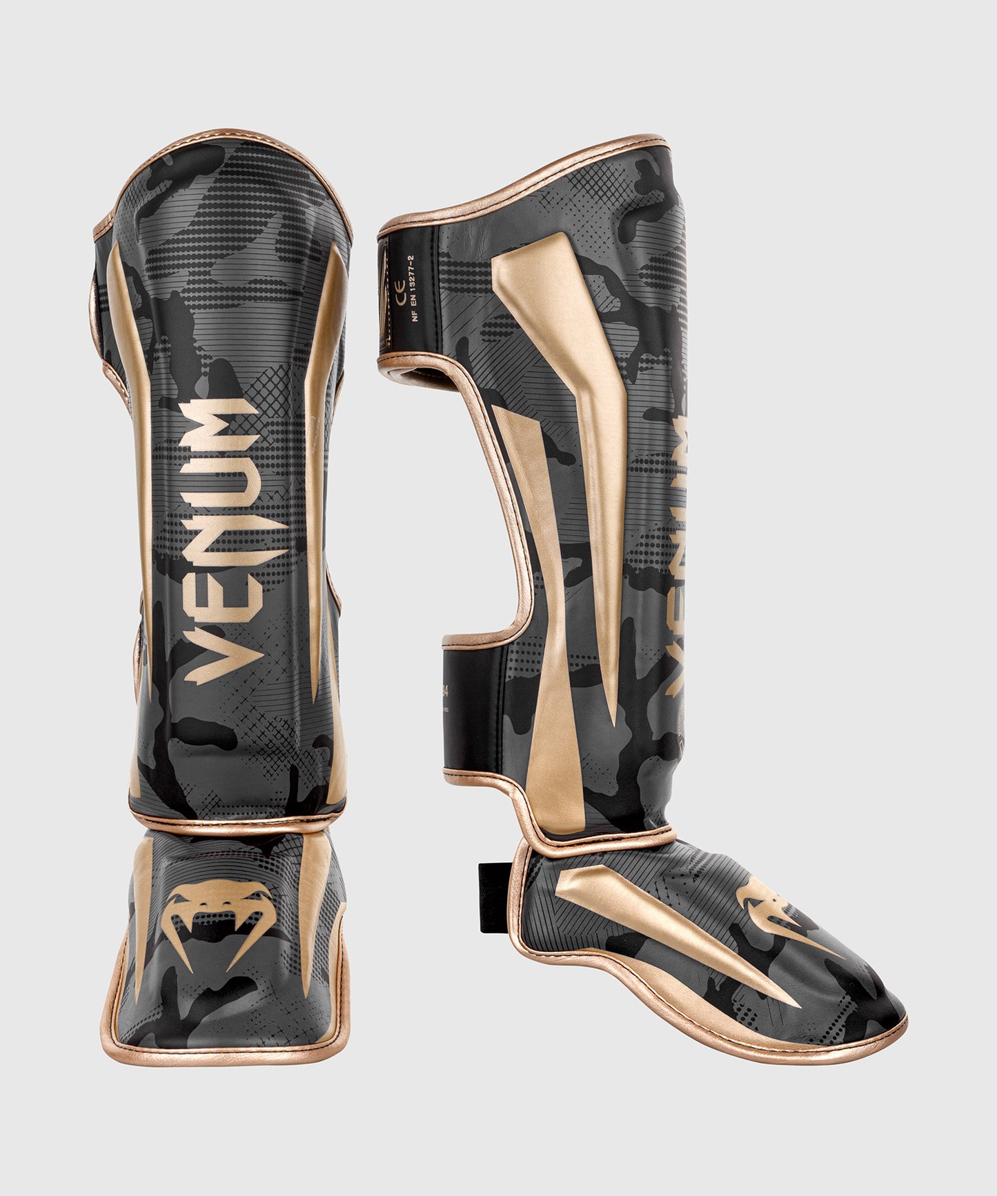 Venum Elite Schienbeinschützer - Camo Gold