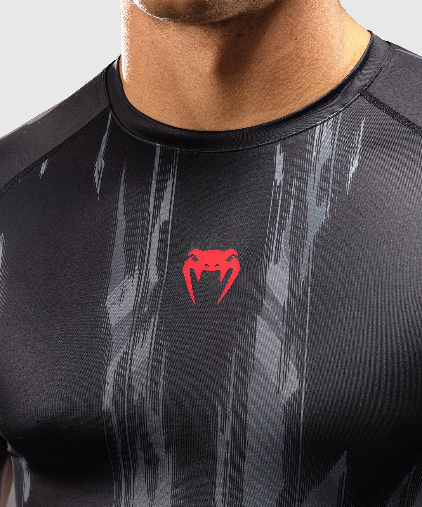 Venum Demon Rashguard de Manga Corta - Negro/Gris