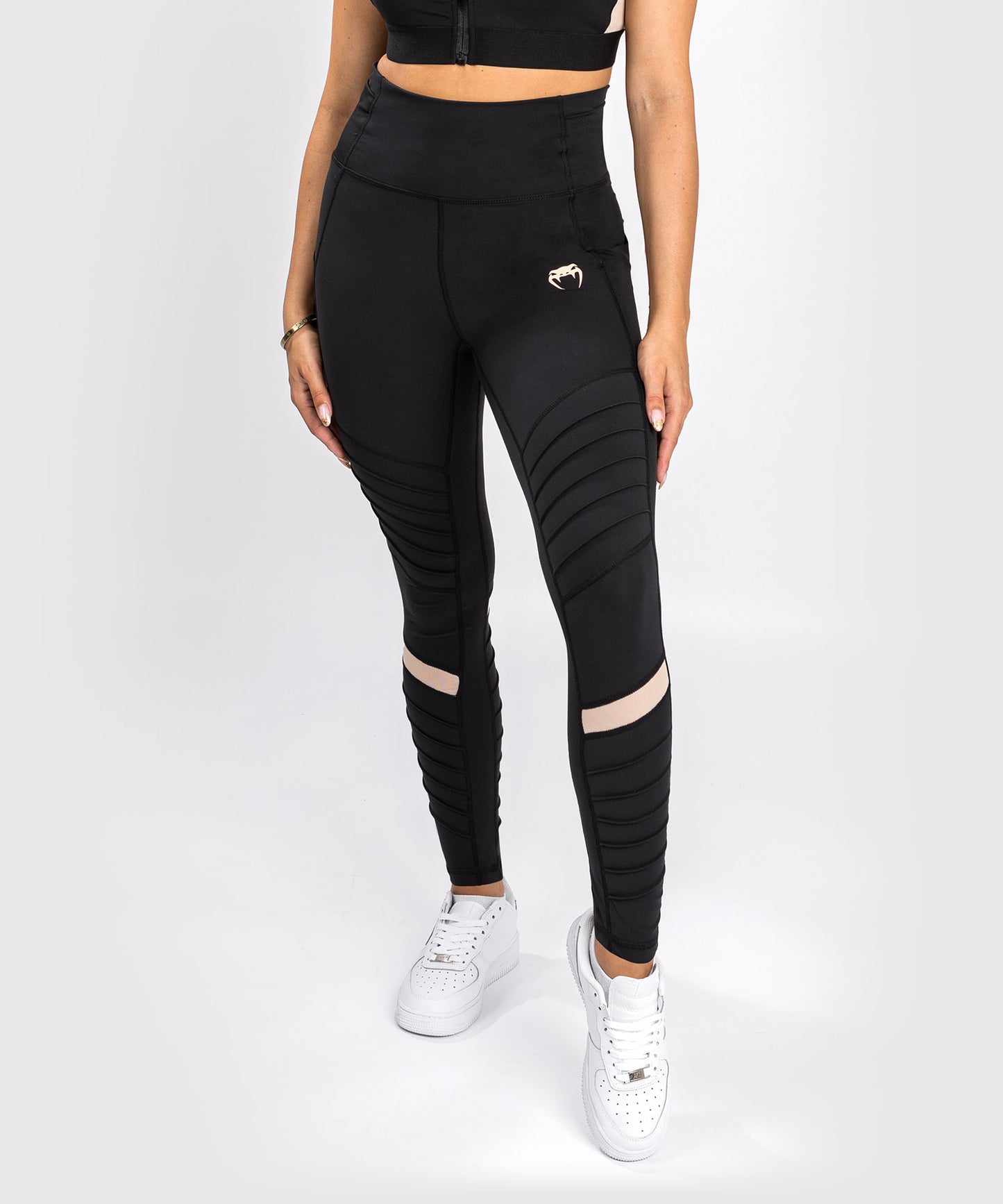 Venum Moto Leggings - Schwarz/Sand