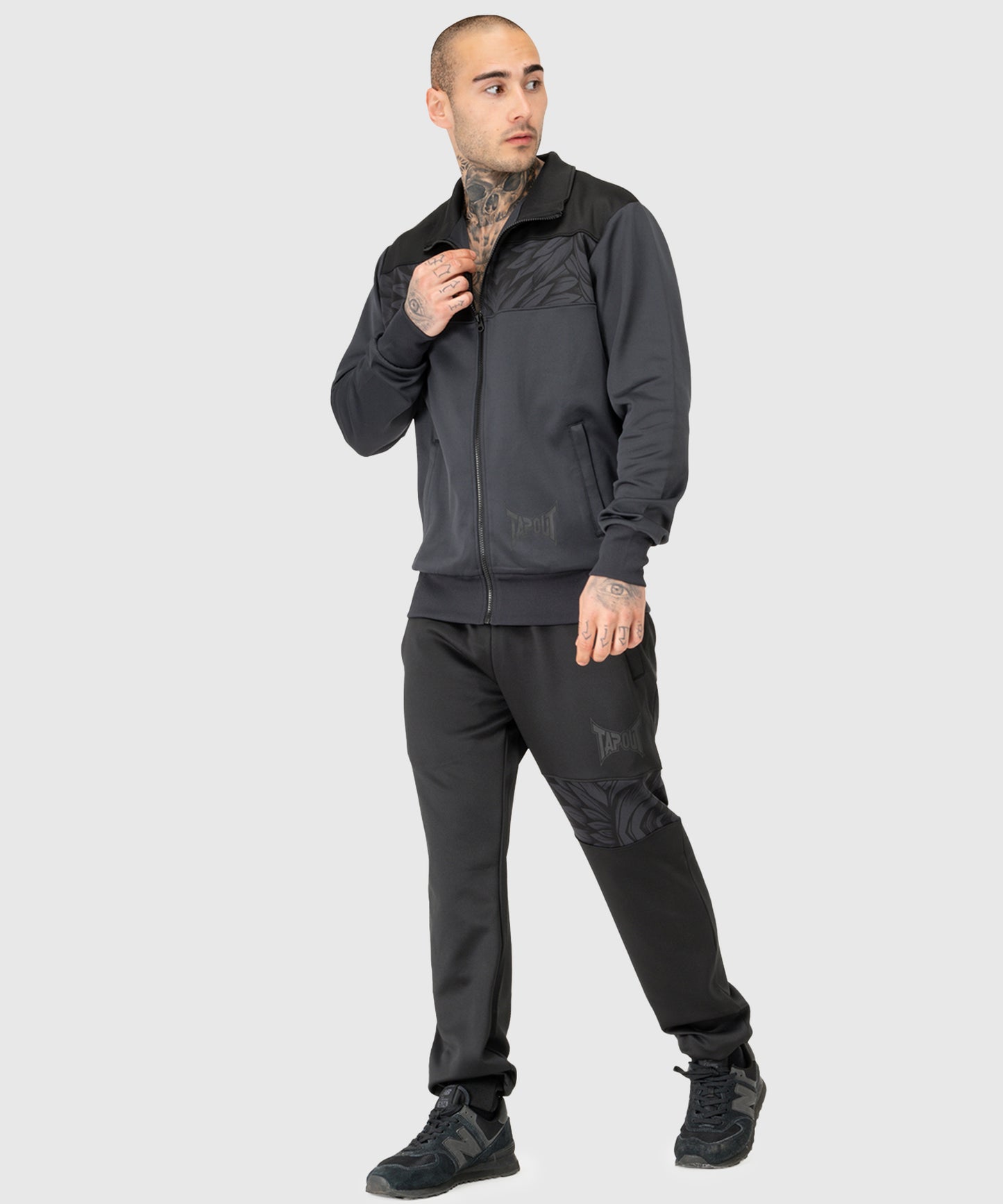 Ensemble de Jogging Tapout Spirit - Noir/Gris