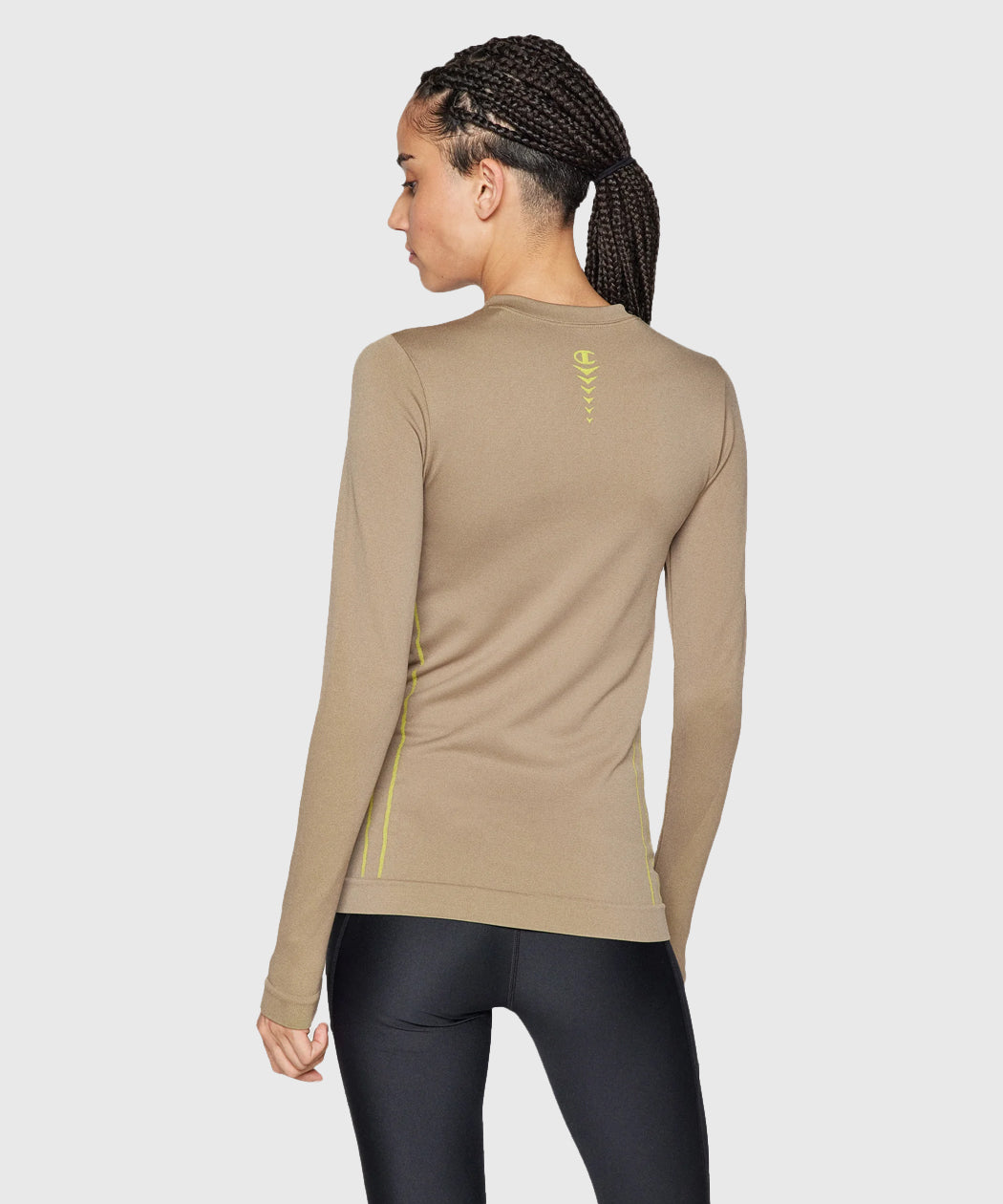 Champion Seamless Rundhals Top Damen - Beige
