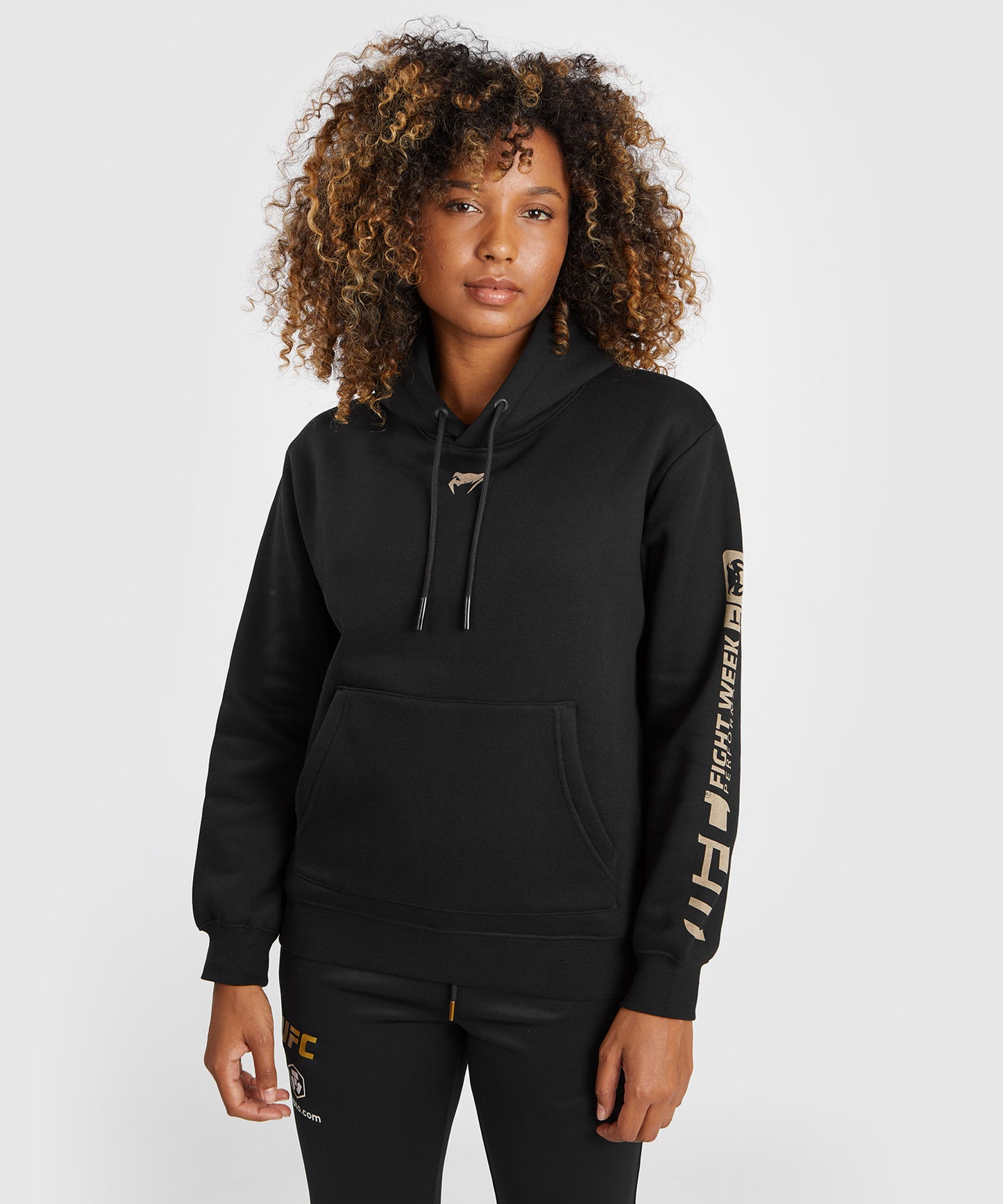 UFC Adrenaline by Venum Fight Week Felpa con cappuccio da Donna - Nero