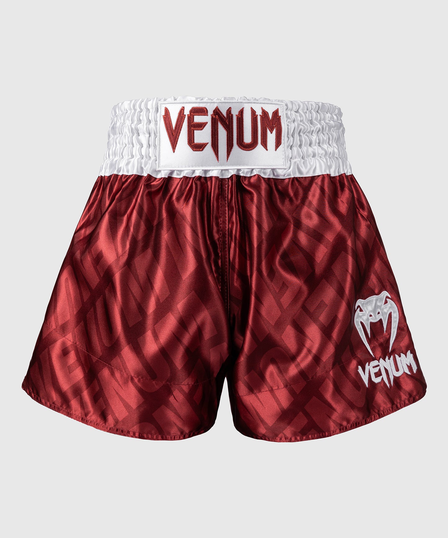 Venum Contender XT Pantaloncini Muay Thai – Rosso Ciliegia/Bianco