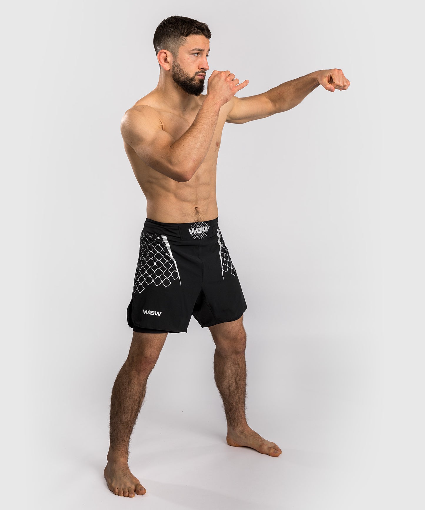 Venum x WOW FC Herren Kampfhosen - Schwarz/Grau
