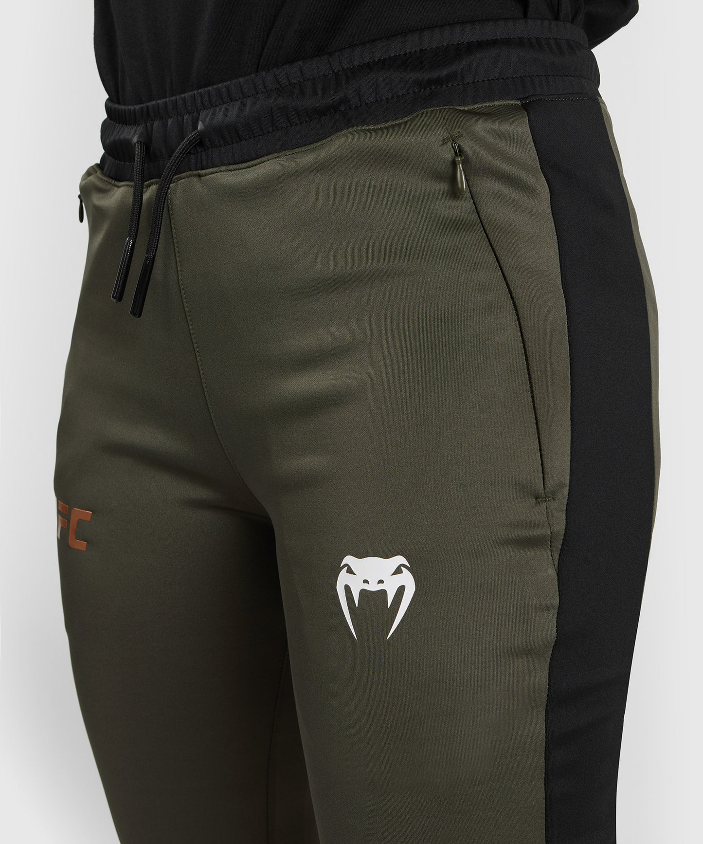 UFC Adrenaline by Venum Fight Week Women’s Performance Jogging Pants - Khaki/Bronze