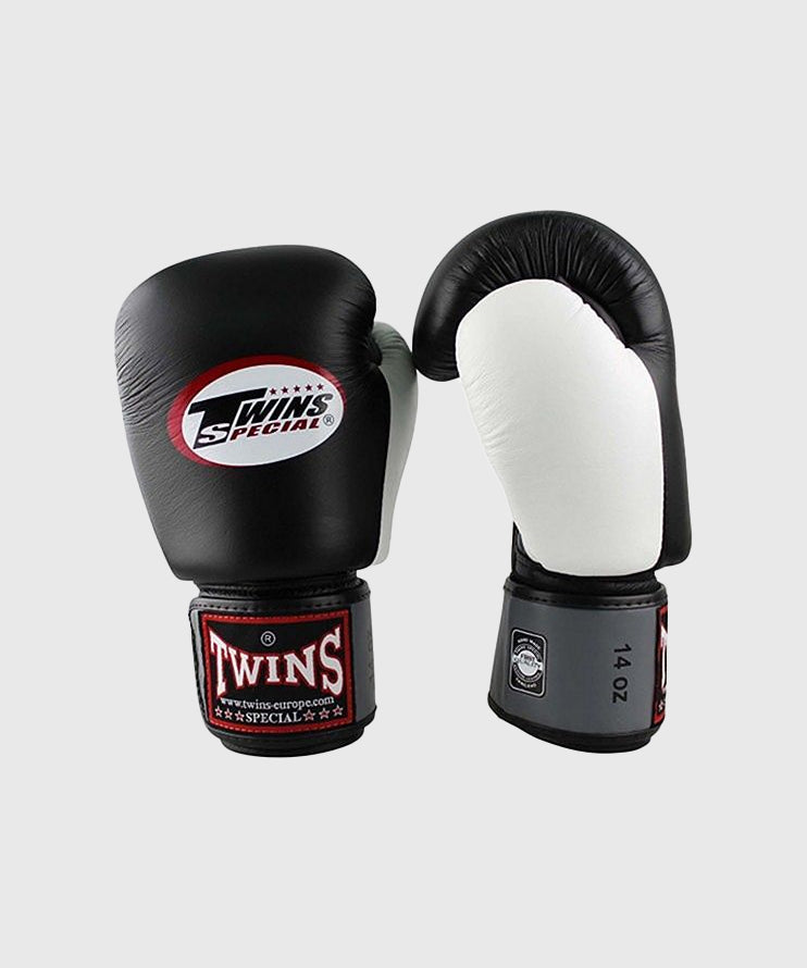 Twins BGVL4 Boxhandschuhe - Schwarz/Weiß/Grau