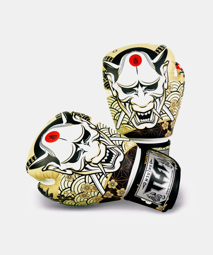 Gants de Boxe Tuff The White Oni - Beige/Blanc