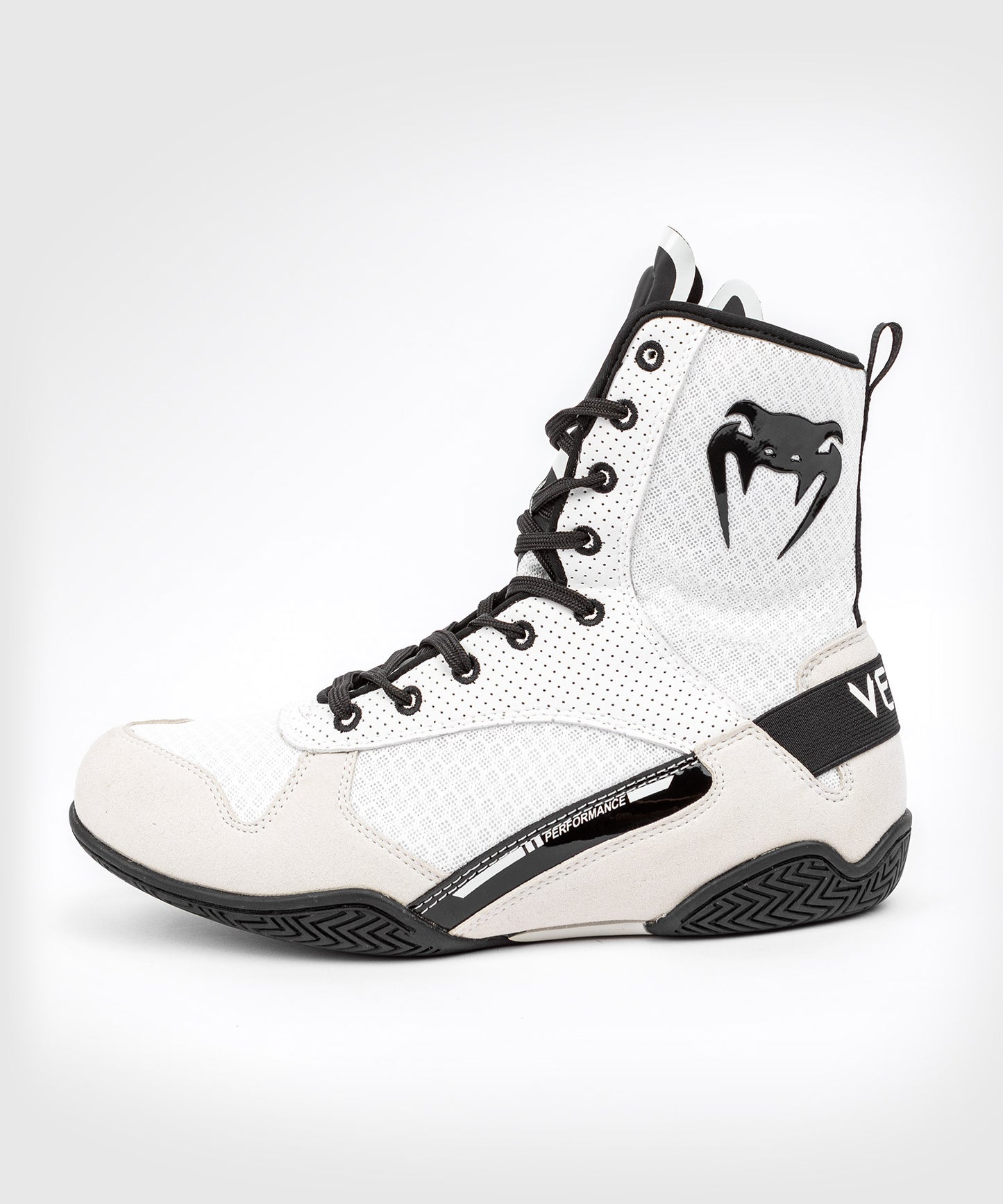 Venum Elite Zapatillas de Boxeo - Blanco/Negro