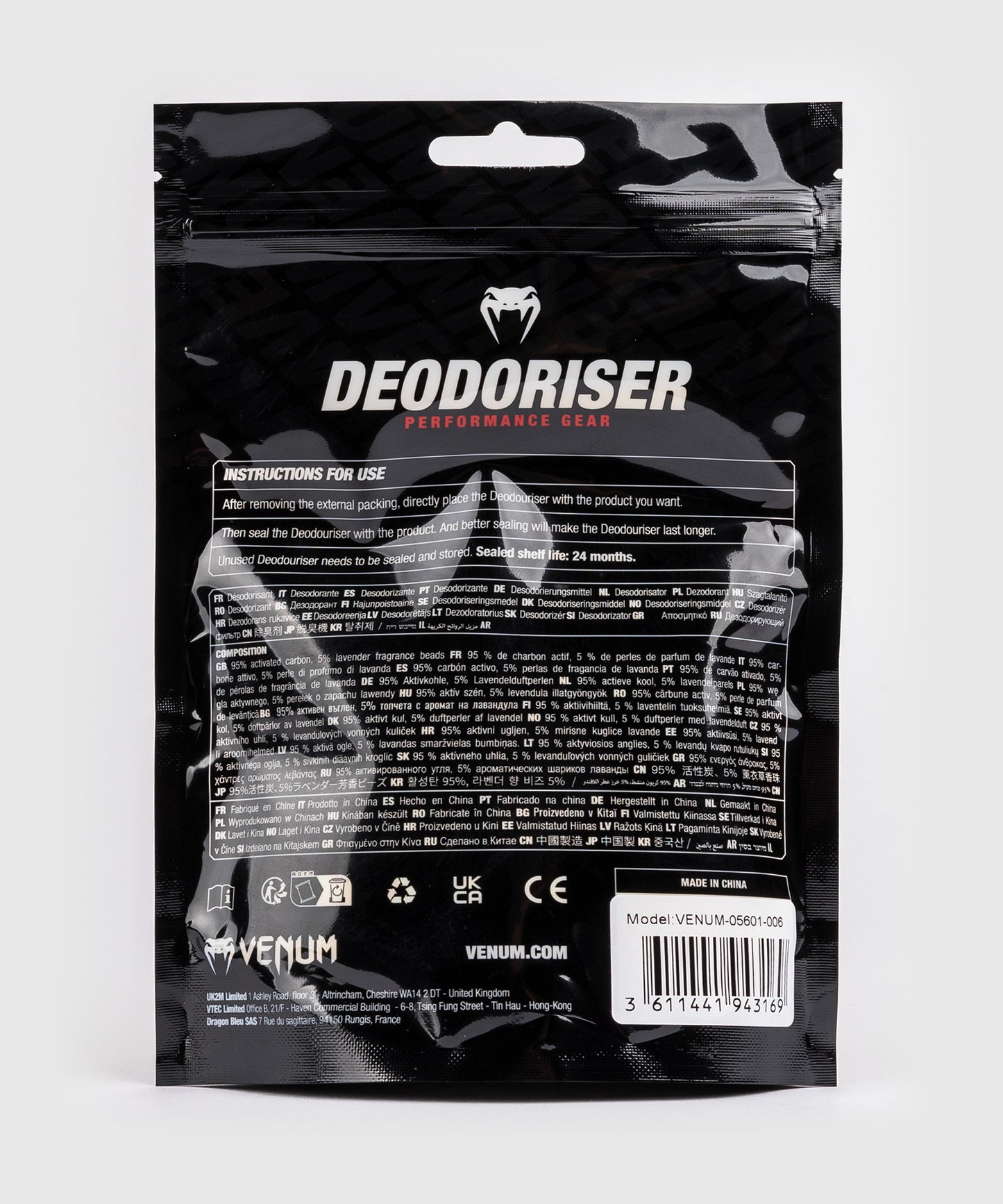 Venum Kontact Handschuh-Deodorant – Zitrone