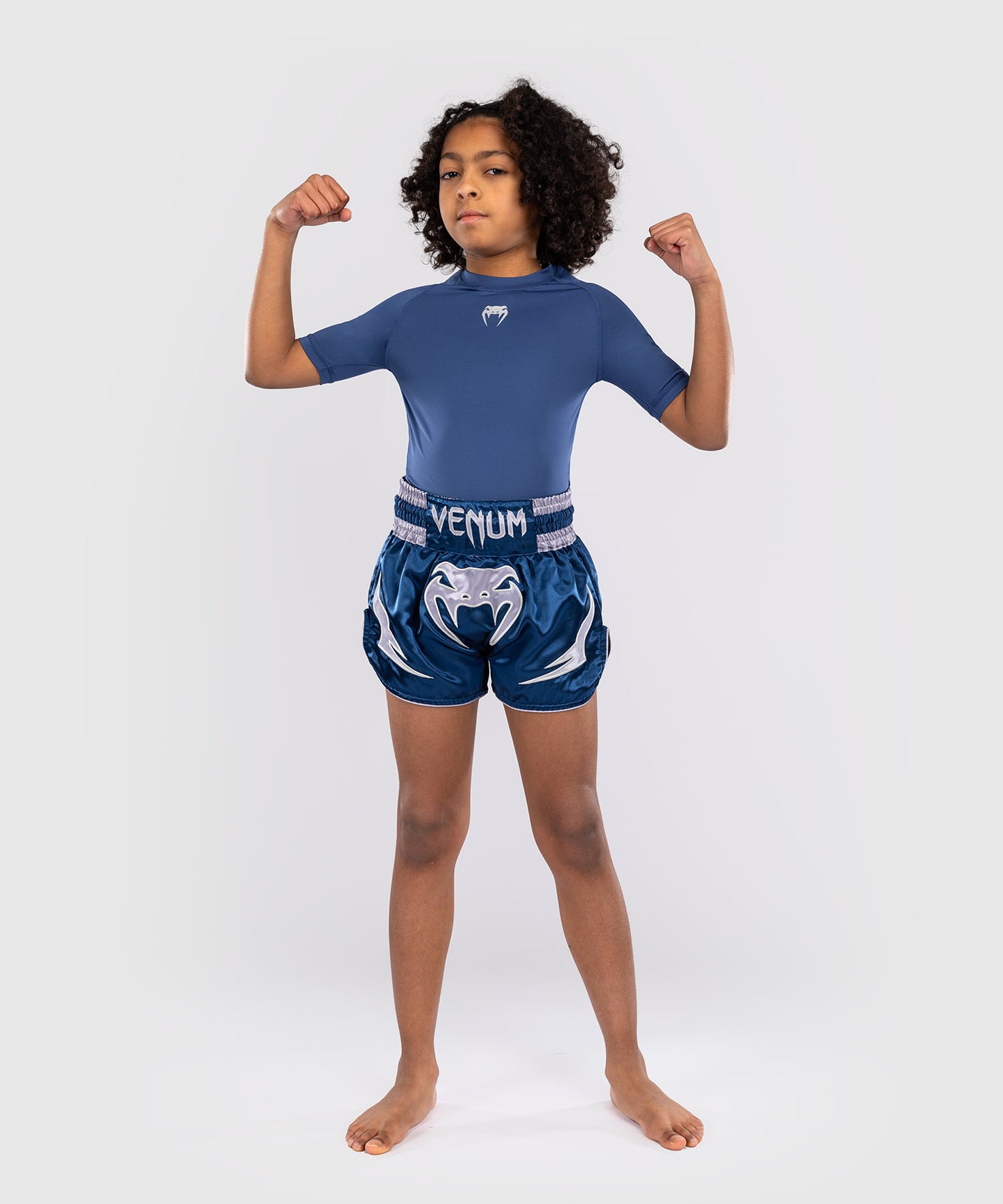 Short de Muay Thaï Venum Inferno pour Enfants - Royal Blue