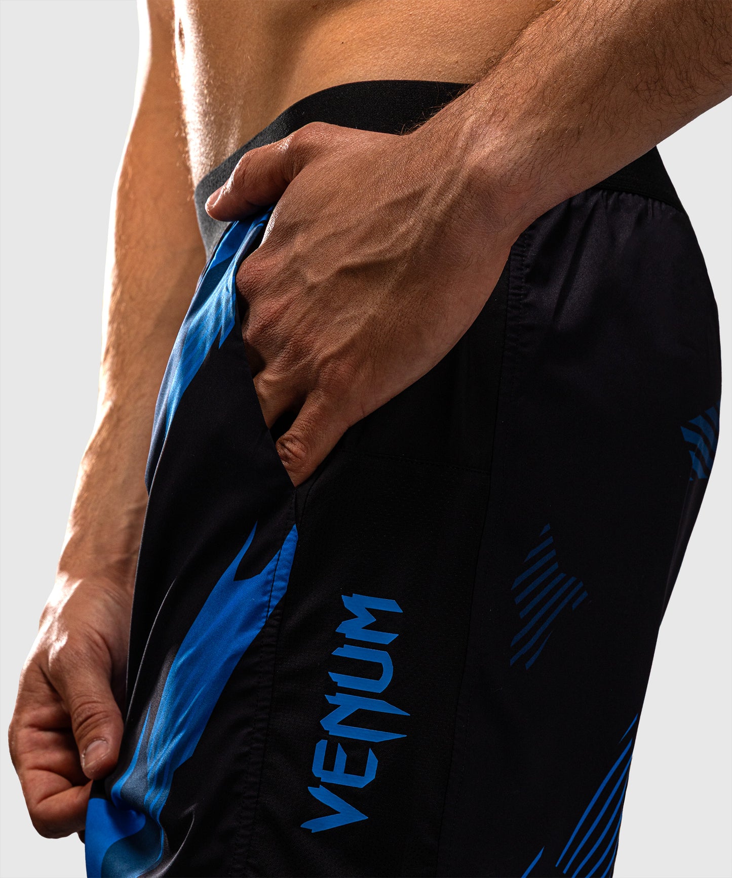 Venum No-Gi 6.0 Pantalón Corto de Entrenamiento - Negro/Azul