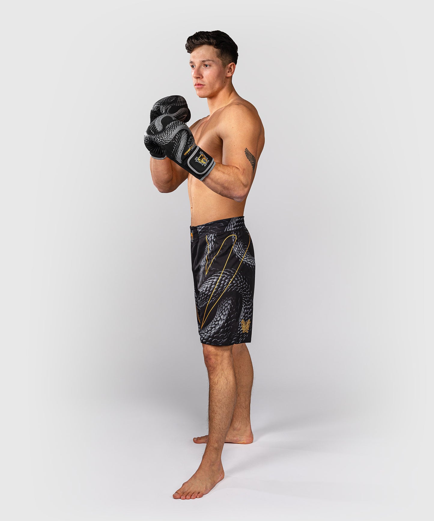 Short de Combat Venum Matupa - Noir/Gris/Or