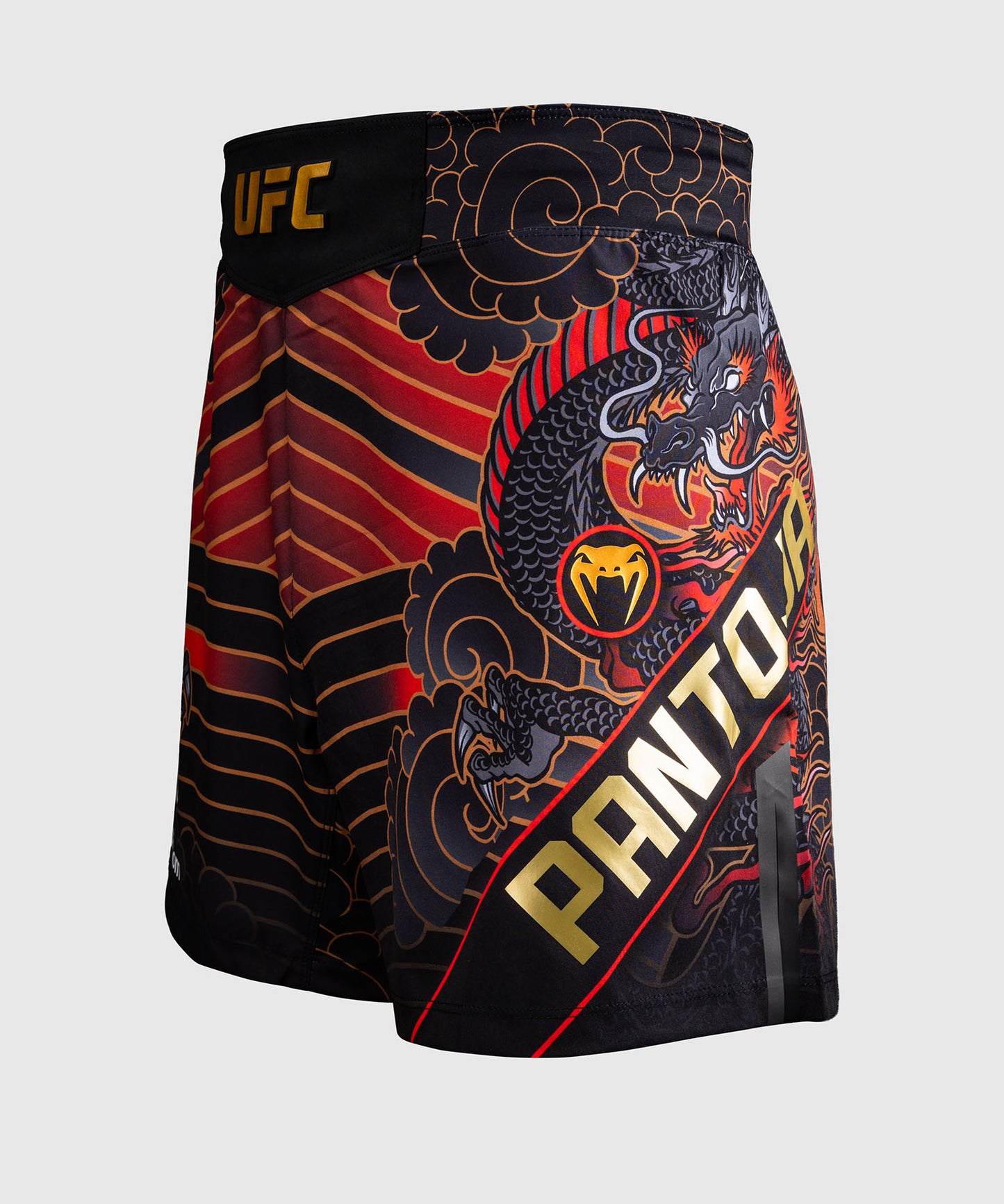 UFC Unrivaled by Venum Uomo Alexandre Pantoja Short Fit Fight Short - Rosso