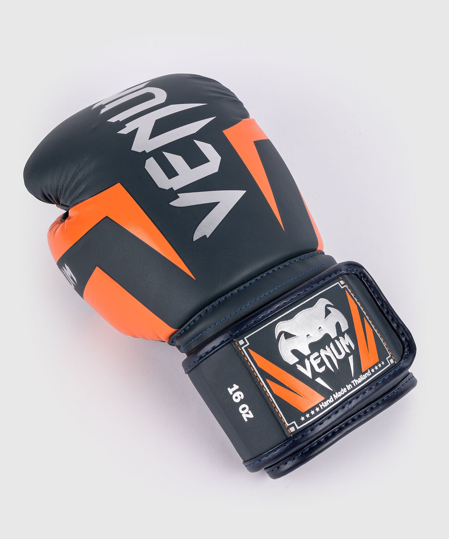 Venum Elite Boxhandschuhe - Navy/Silber/orange