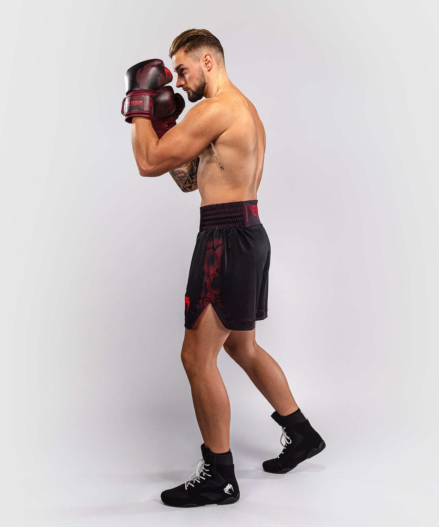 Venum Spectre Pantaloncini da Boxe – Nero/Rosso