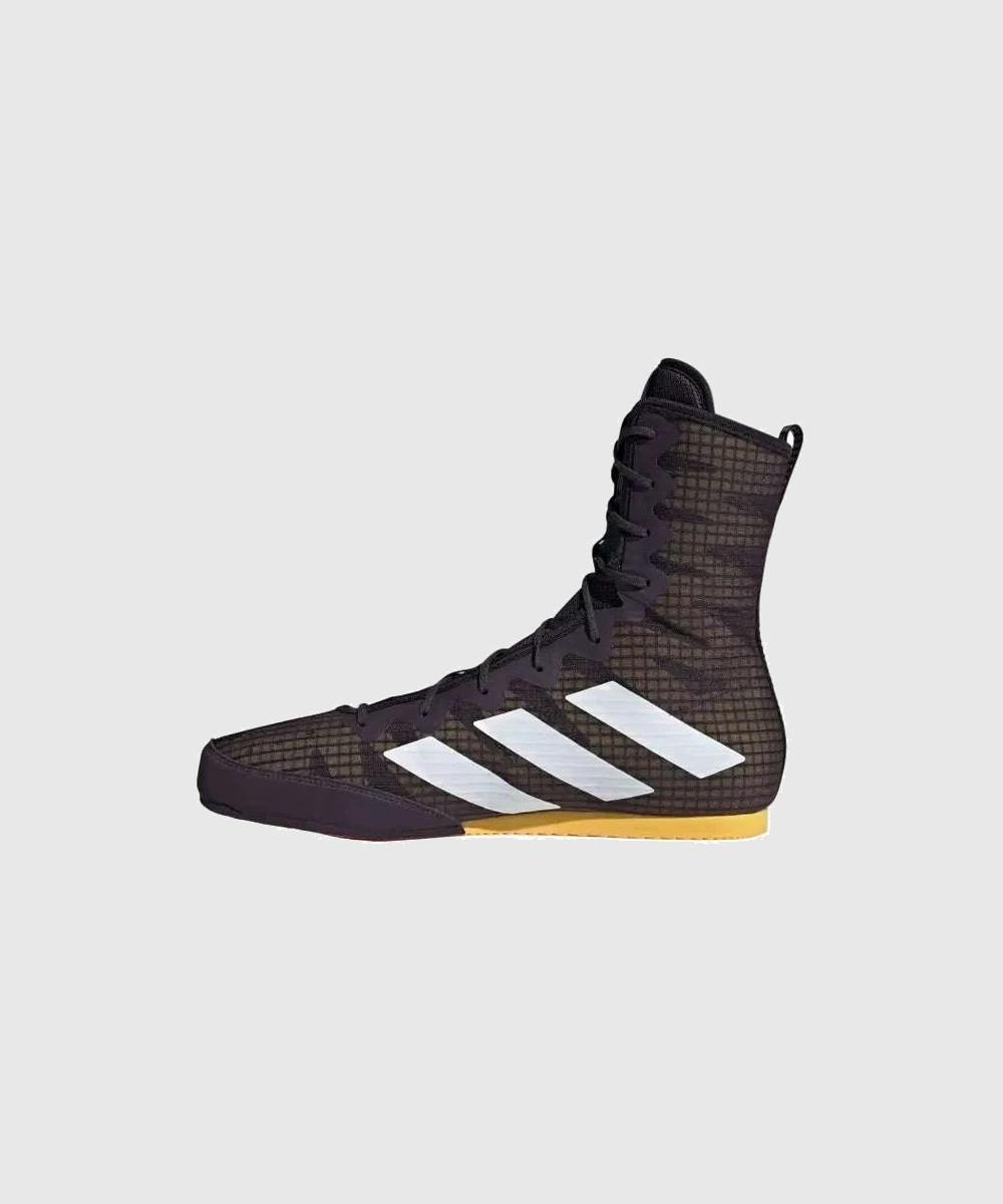Adidas Box Hog 4 Scarpe da Boxe - Nero/Bianco