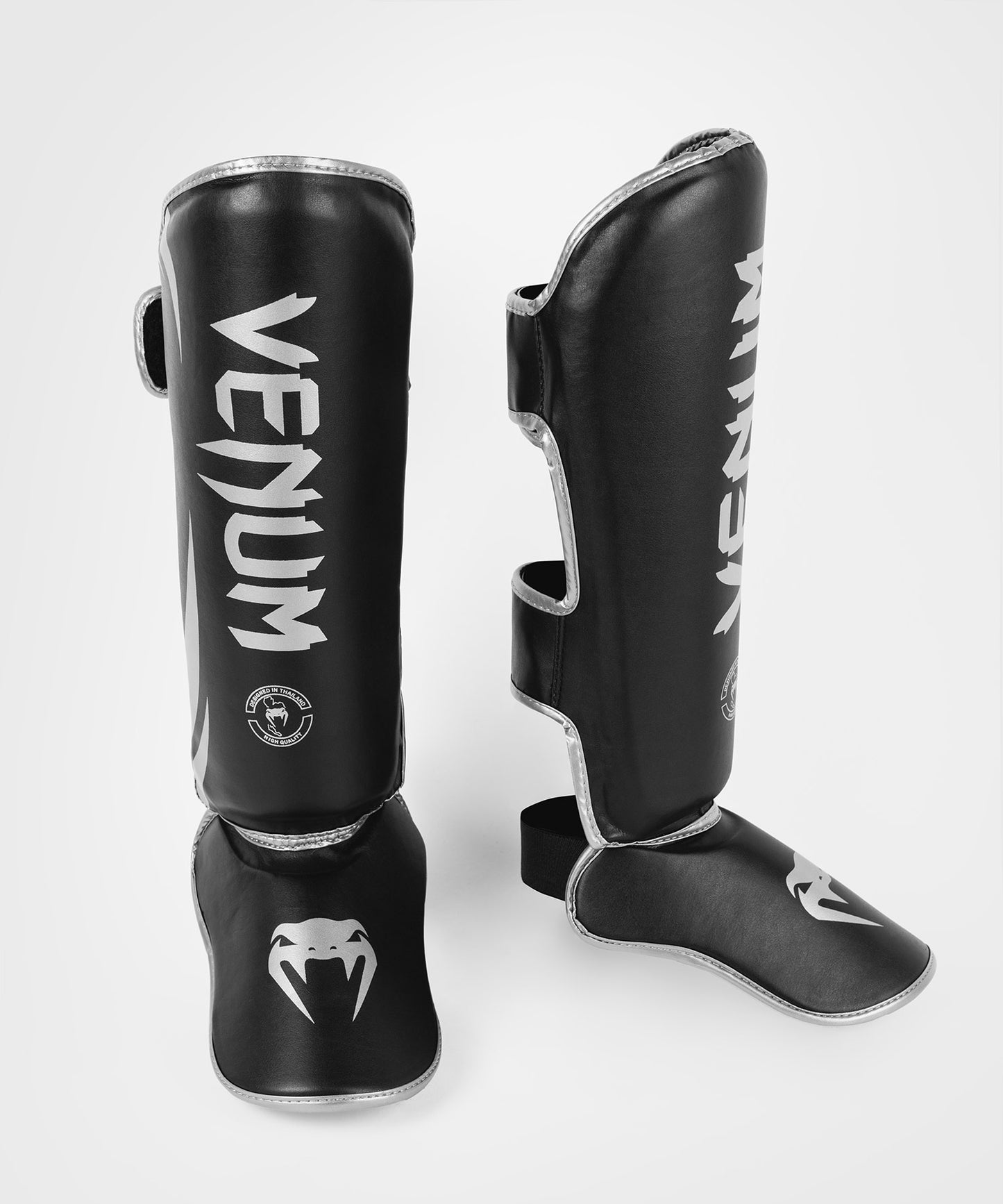 Venum Challenger Standup-Schienbeinschoner – Schwarz/Silber