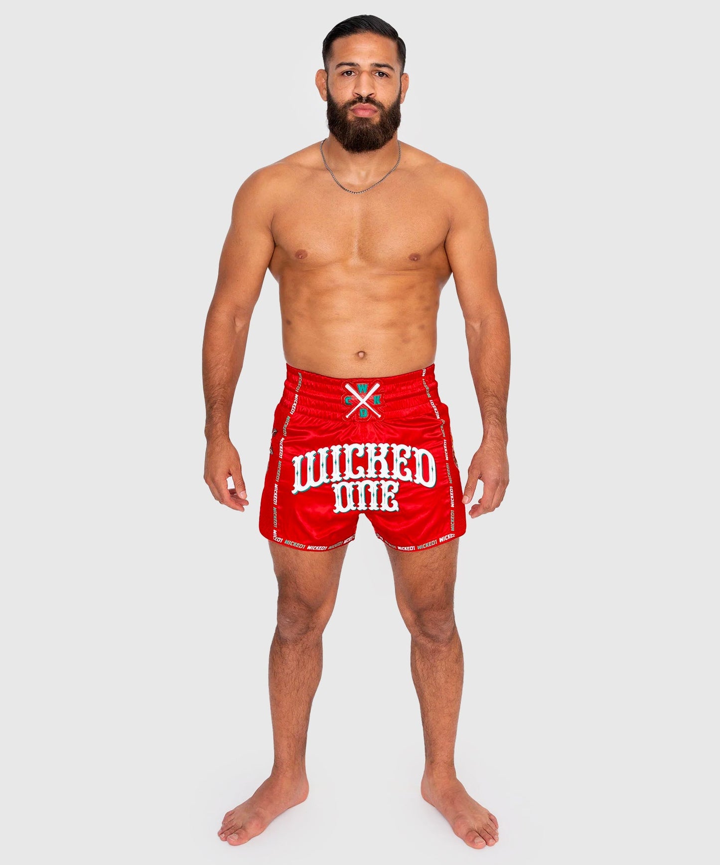 Wicked One Bandido Pantaloncini da Muay Thai - Rosso