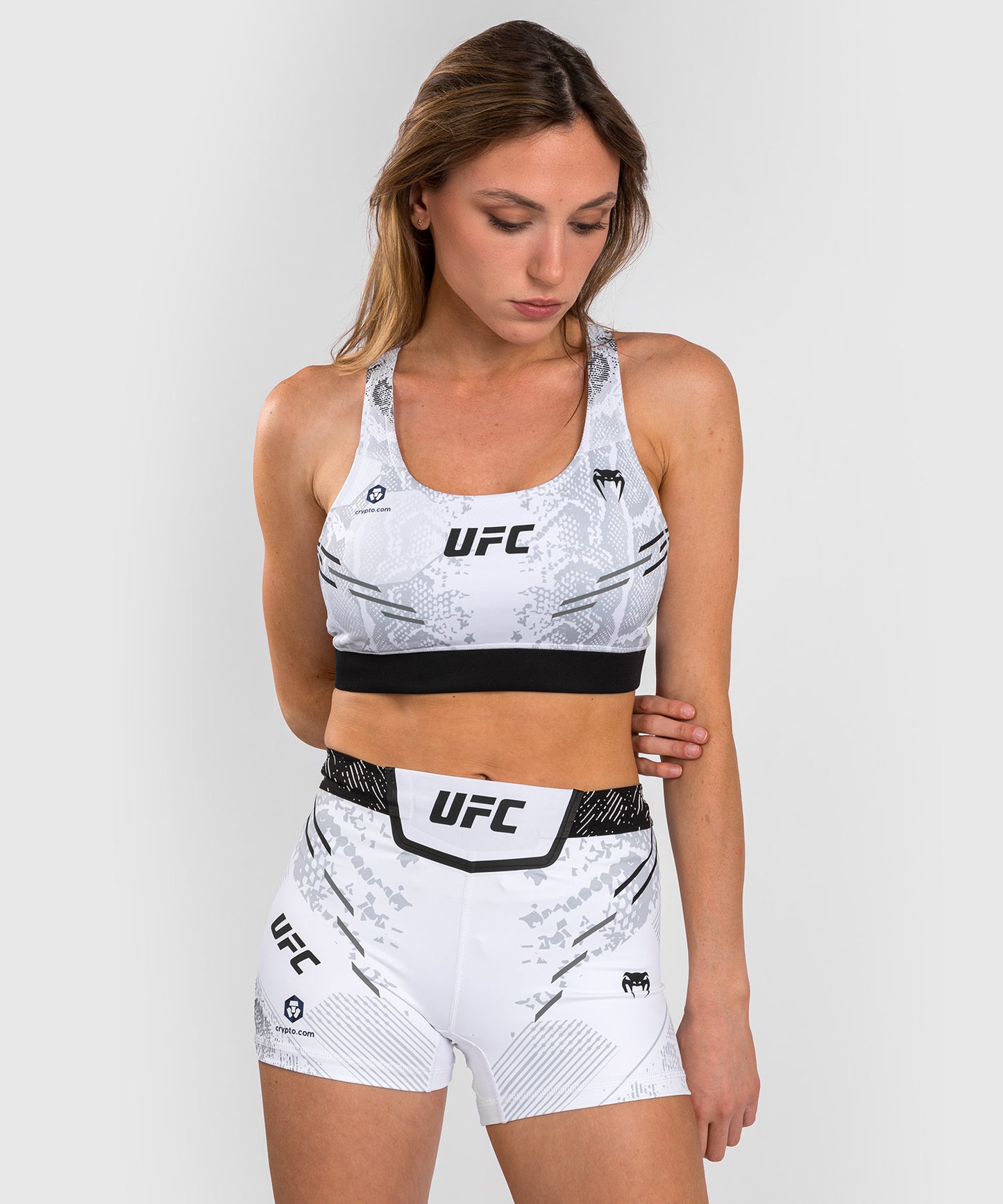 UFC Adrenaline by Venum Authentic Fight Night Women’s Sports Bra - White