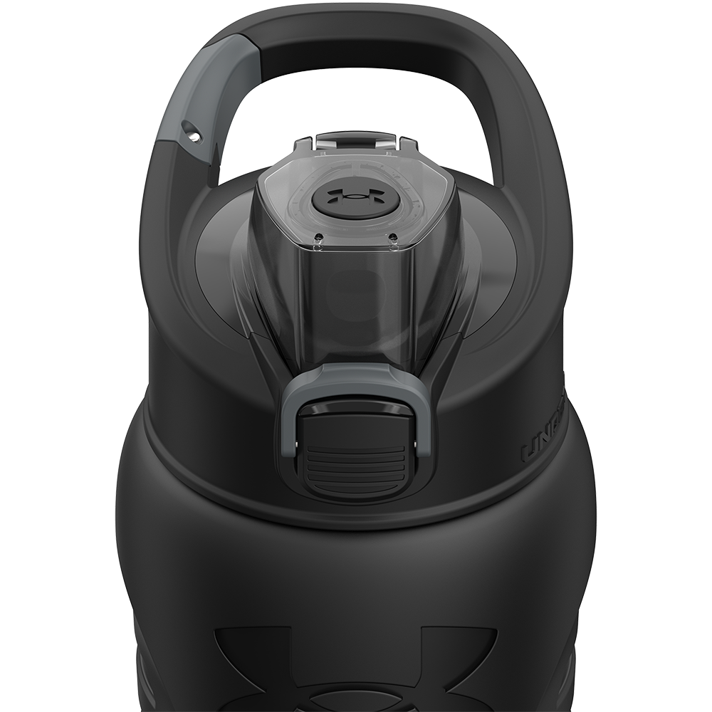 Under Armour Draft Grip Botella – Negro/Carbón