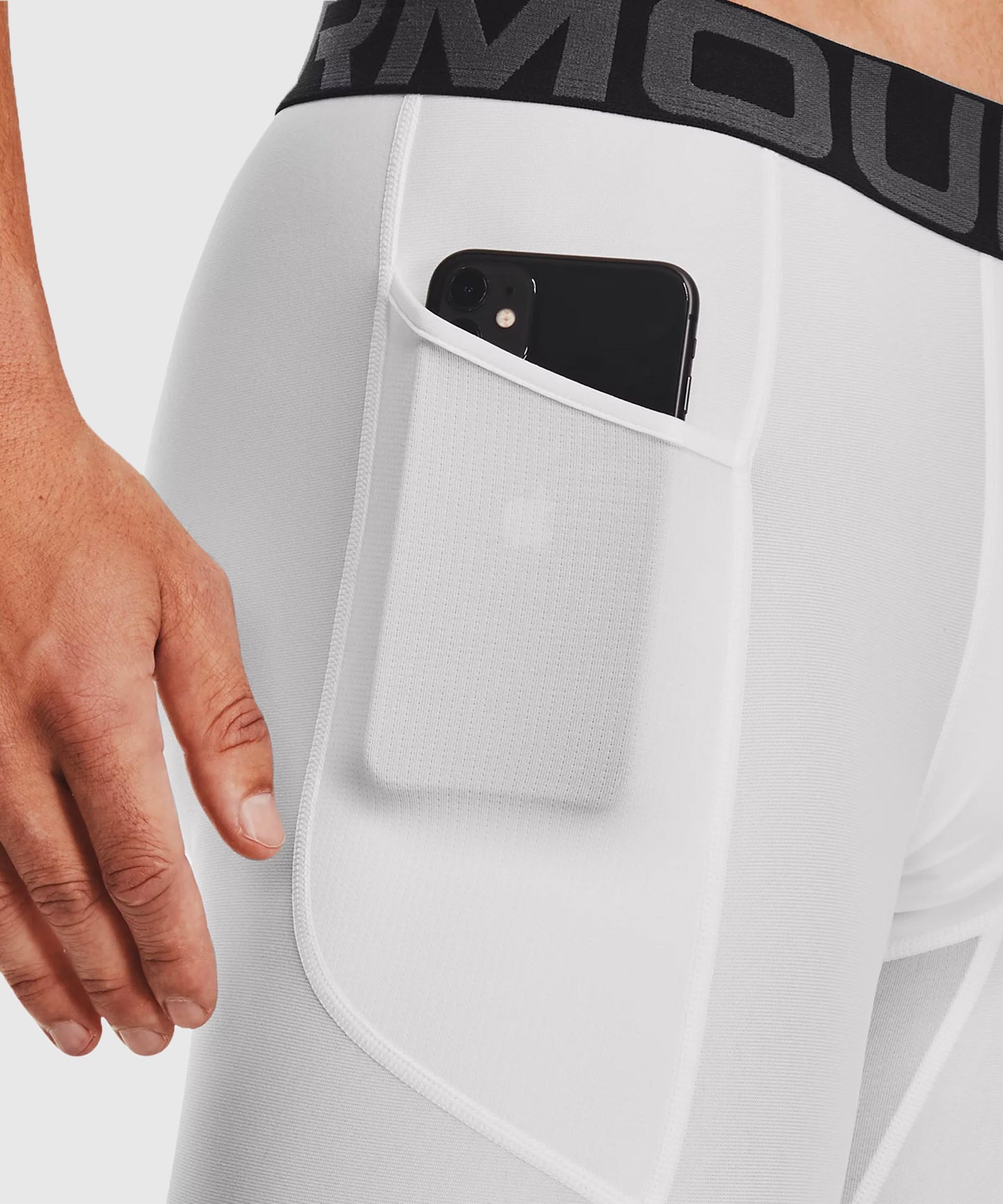 Under Armour Heatgear® Shorts de Compresión – Blanco