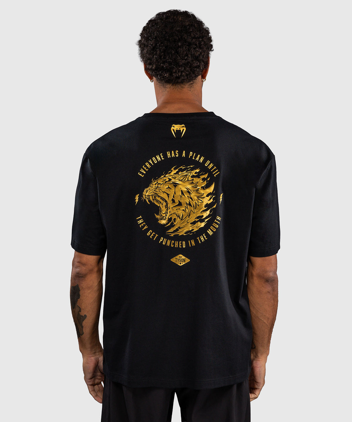 T-shirt Venum x Mike Tyson Tiger - Noir/Or