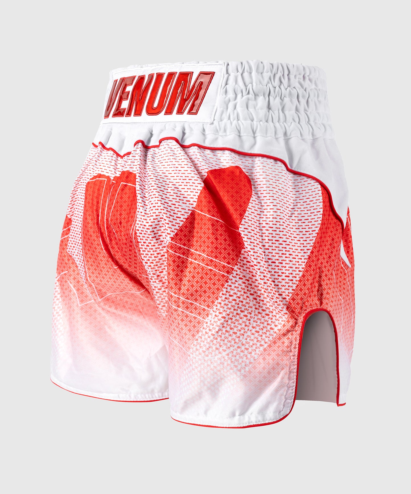 Short de Muay Thai Venum x RWS 2.0 – Blanc/Rouge