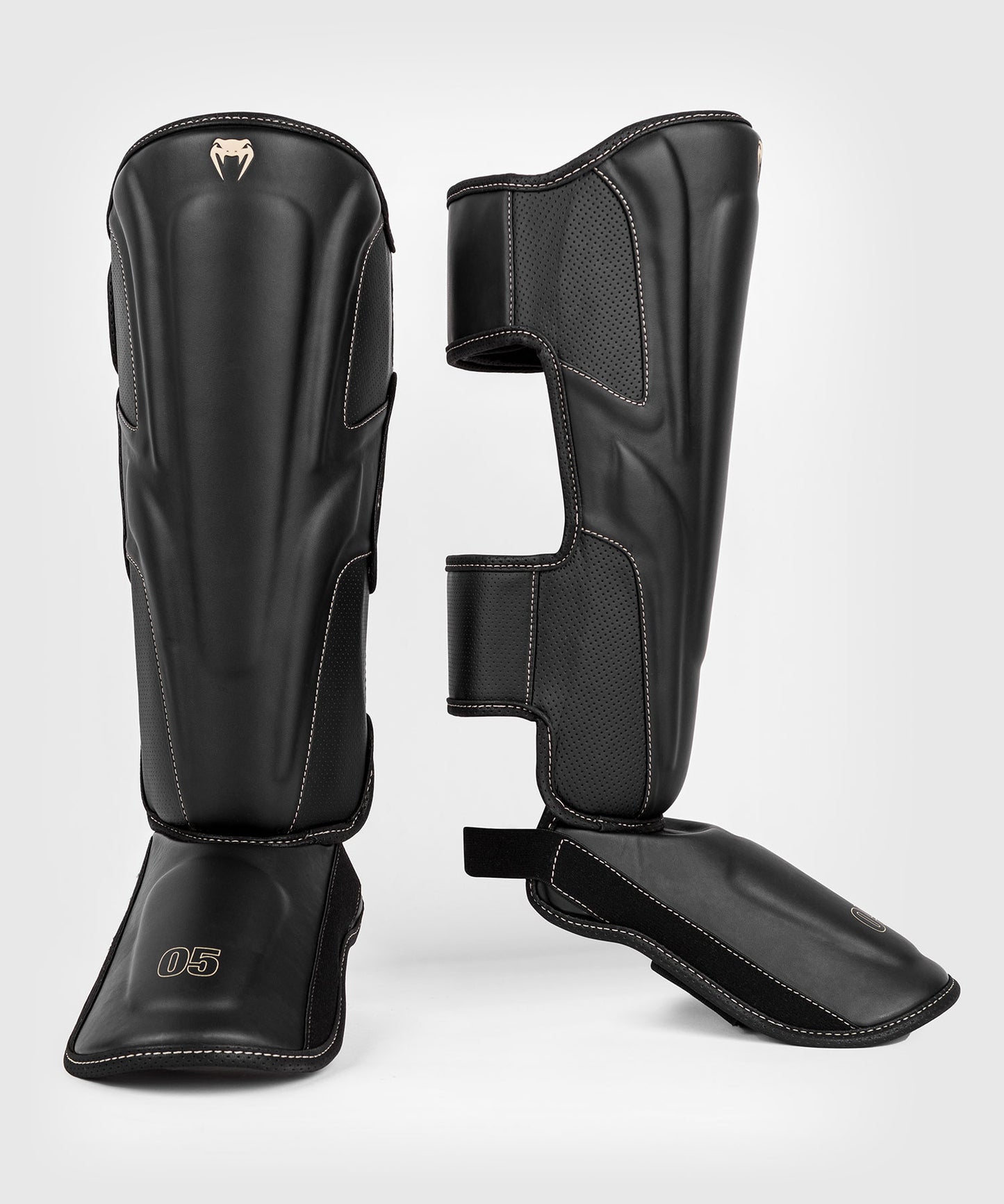 Venum Impact Evo Espinilleras - Negro